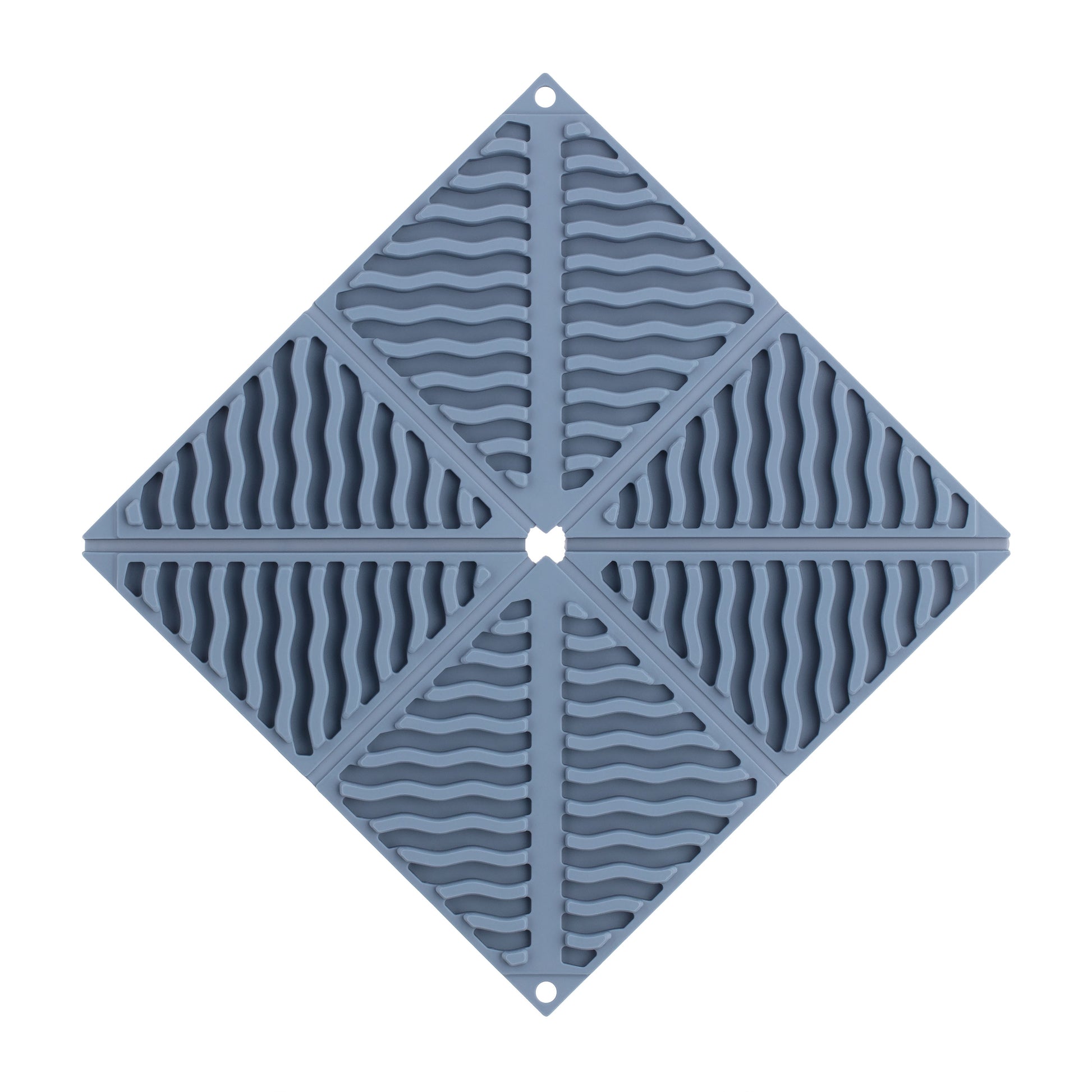 Ardesto Trivet Gemini, 16.5x16.5x1.7cm, silicone, blue