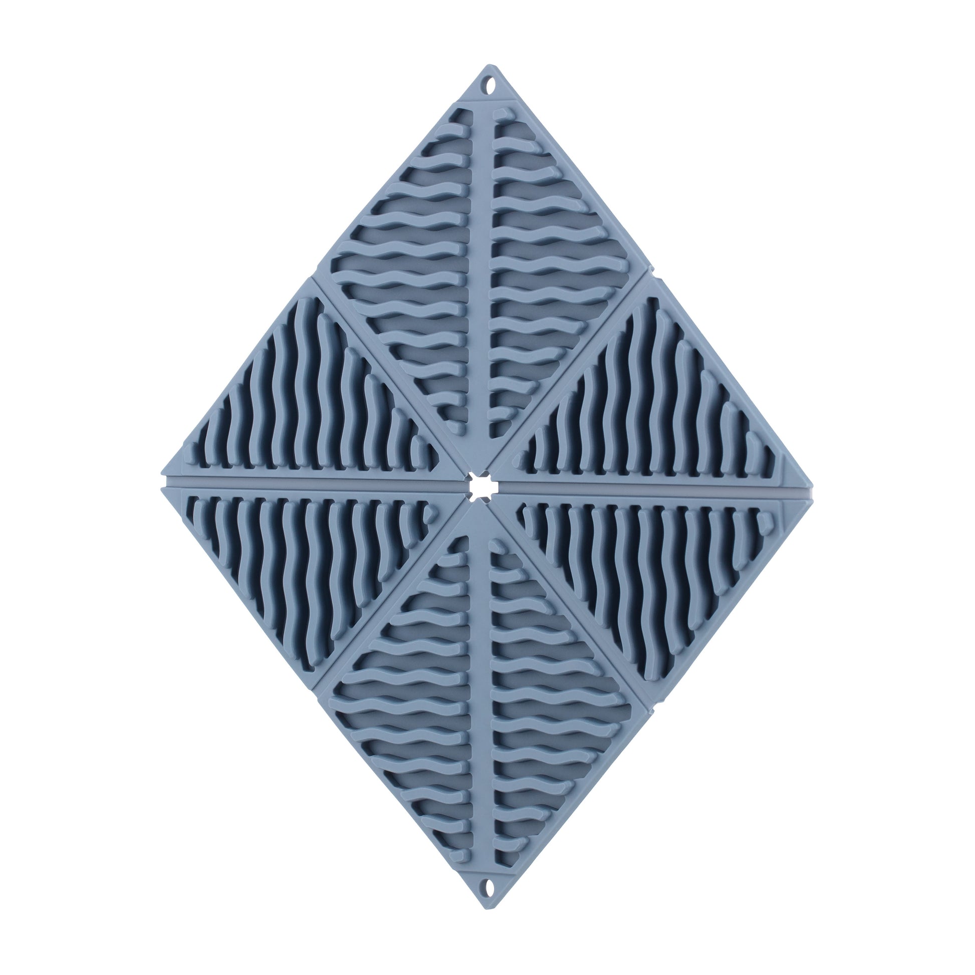 Ardesto Trivet Gemini, 16.5x16.5x1.7cm, silicone, blue