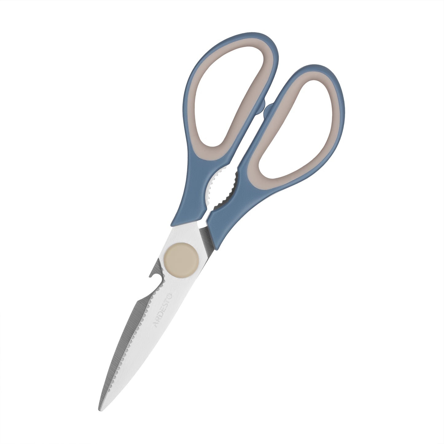 Ardesto Kitchen scissors Gemini, 21cm, stainless steel, plastic, gray-blue