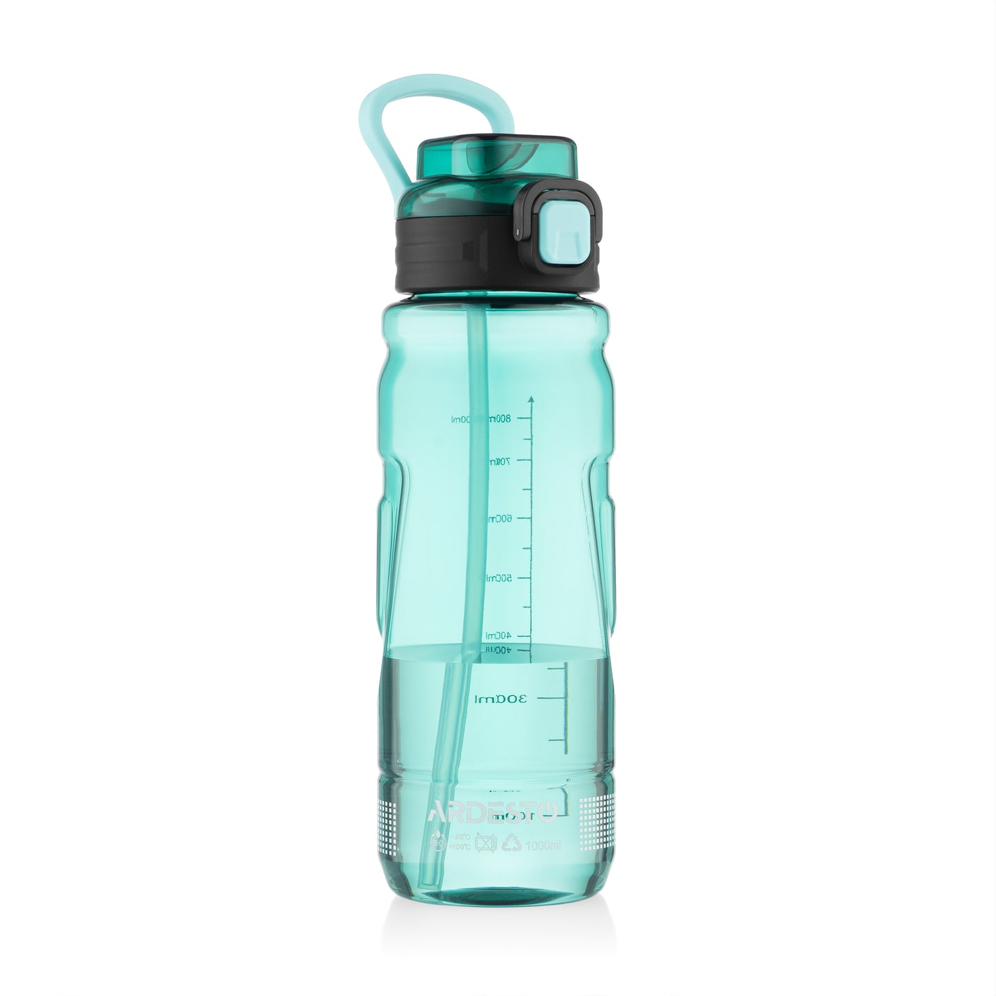 Bottle ARDESTO Sport 1000ml, plastic, green