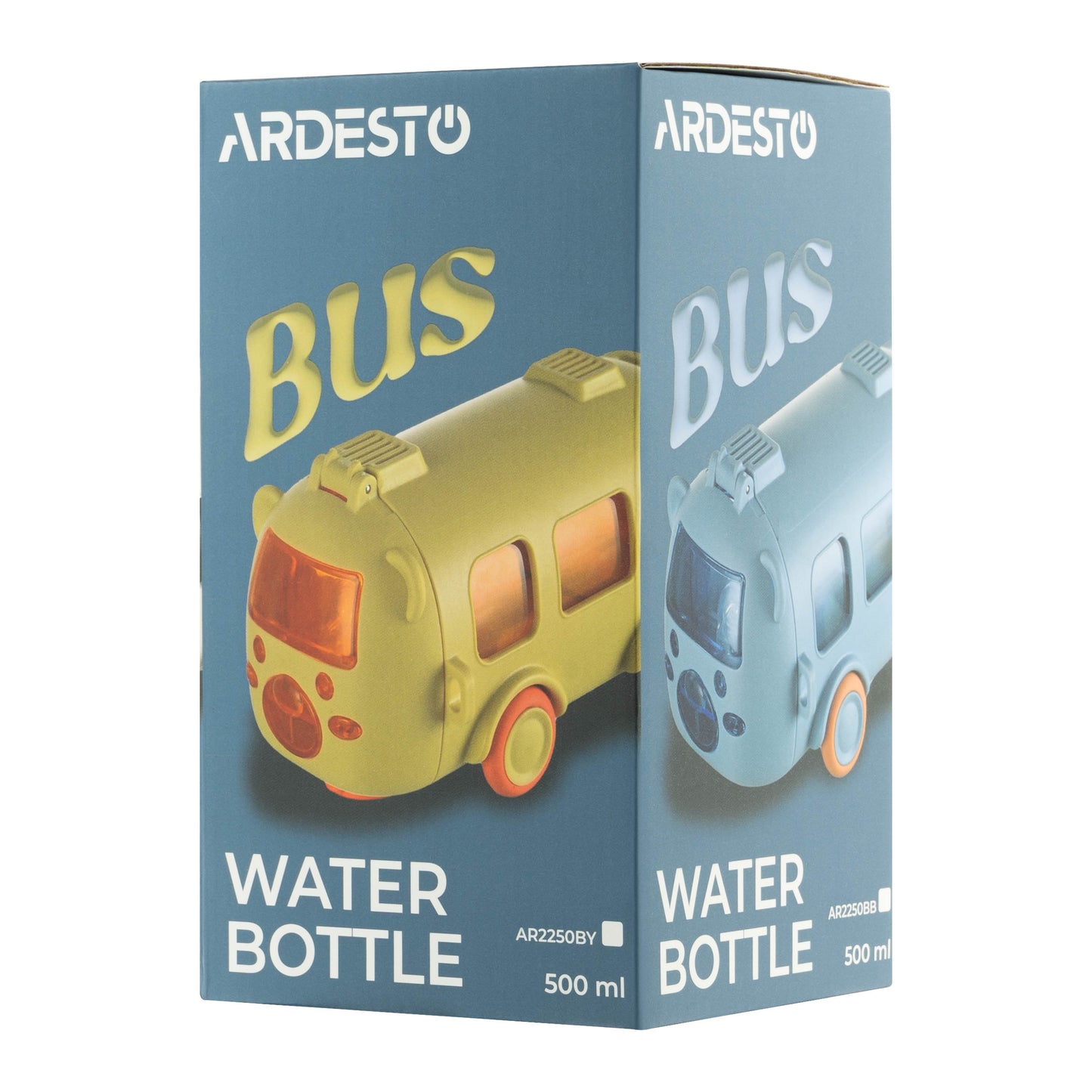 Ardesto Bottle Bear Bus 500ml, plastic, white
