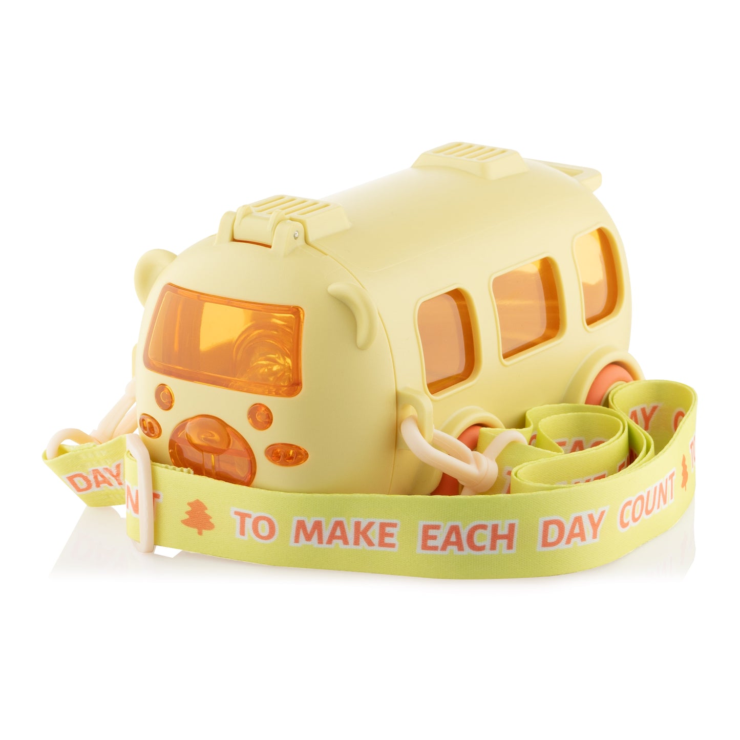 Ardesto Bottle Bear Bus 500ml, plastic, yellow