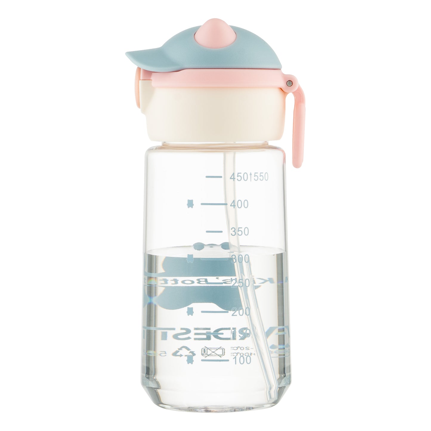 Ardesto Bottle Bear 550ml, plastic, pink