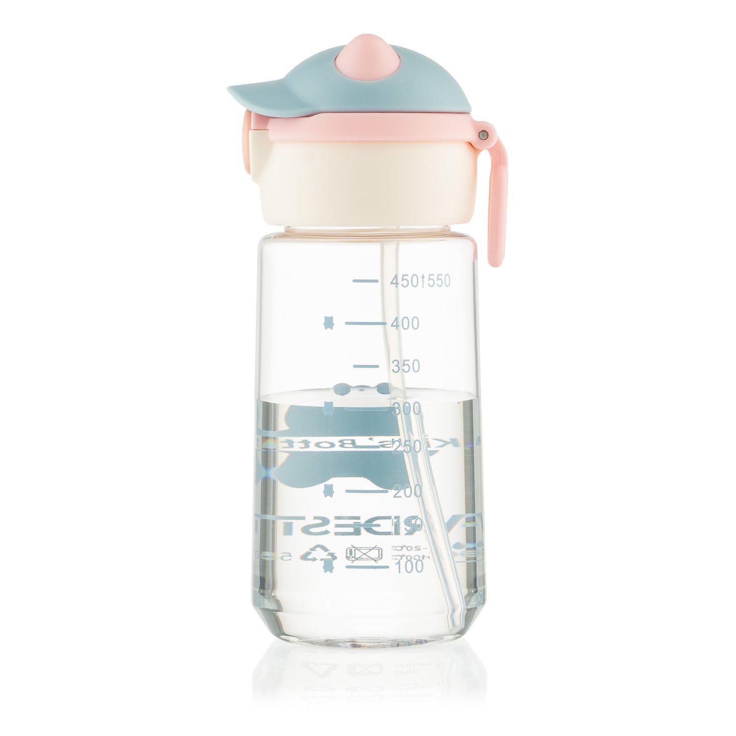 Ardesto Bottle Bear 550ml, plastic, pink
