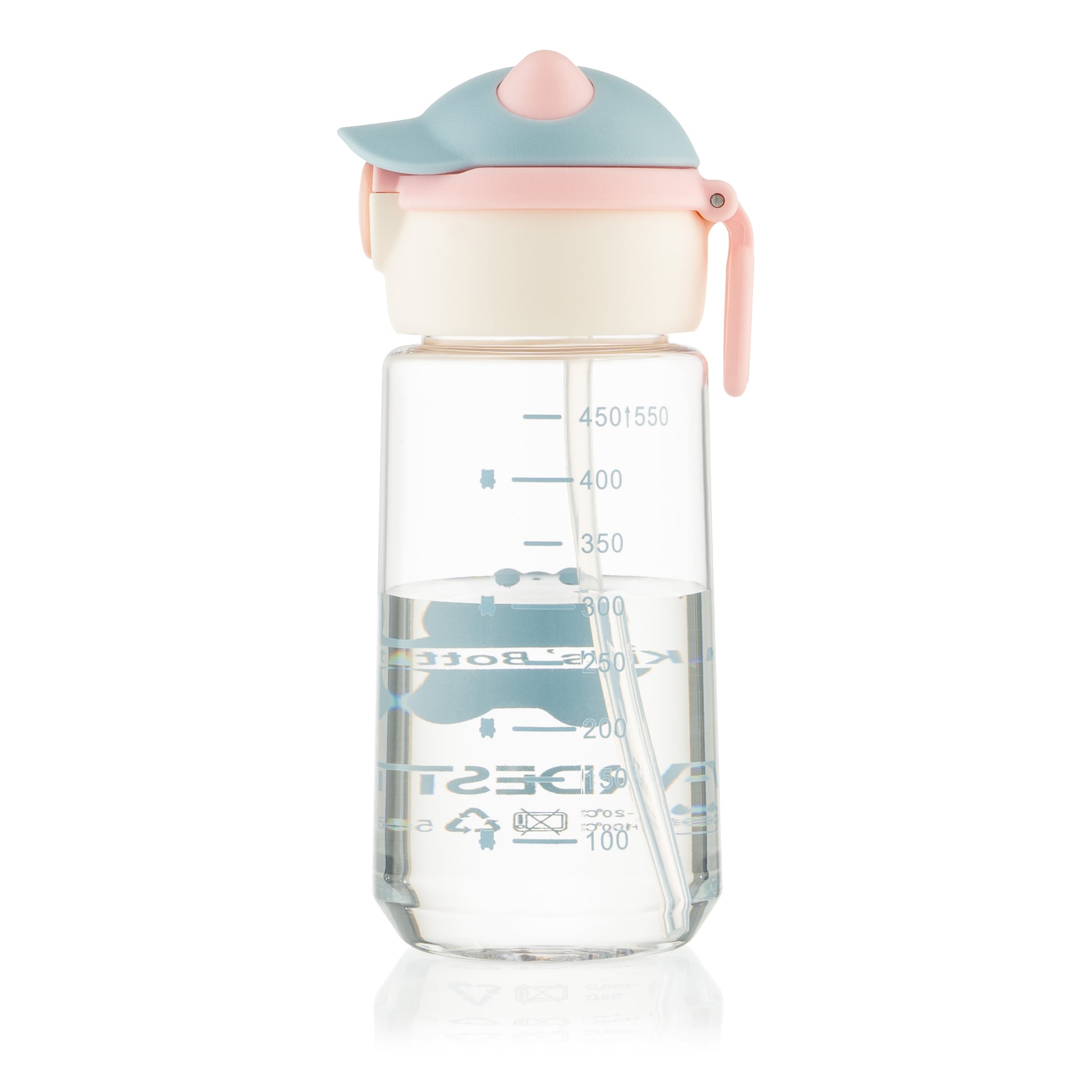 Ardesto Bottle Bear 550ml, plastic, pink