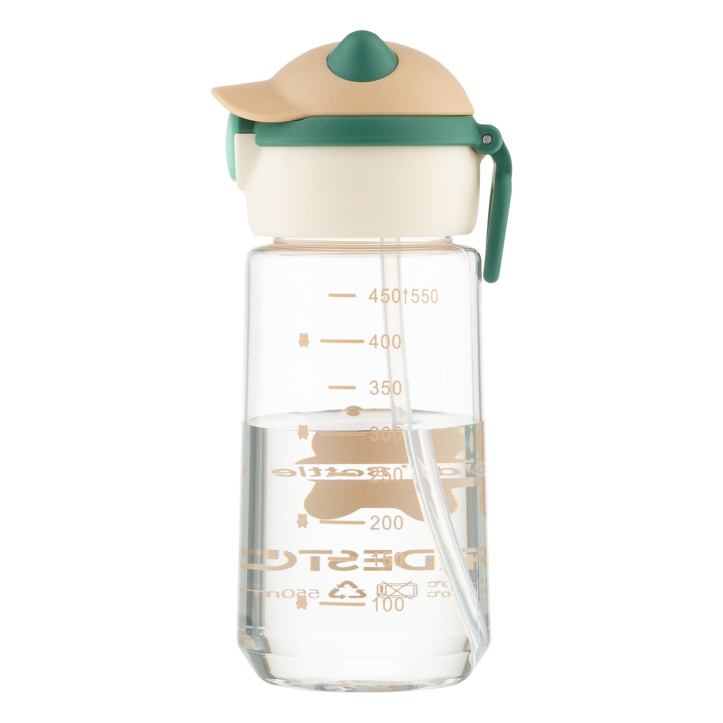 Ardesto Bottle Bear 550ml, plastic, green