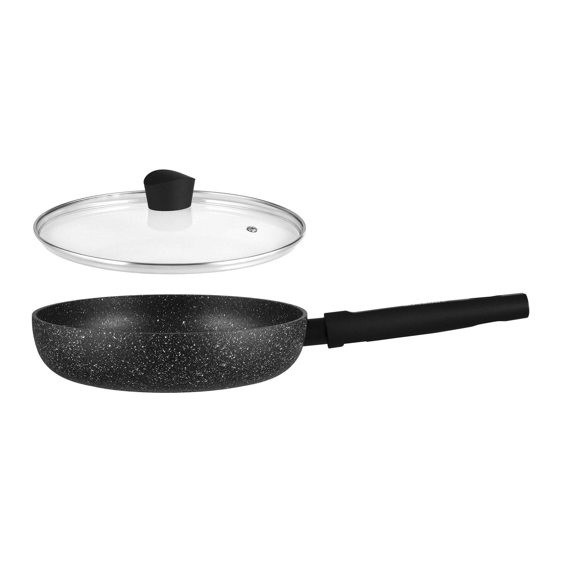 Ardesto Fry pan Black Mars Sparkle, 24cm, aluminium, black