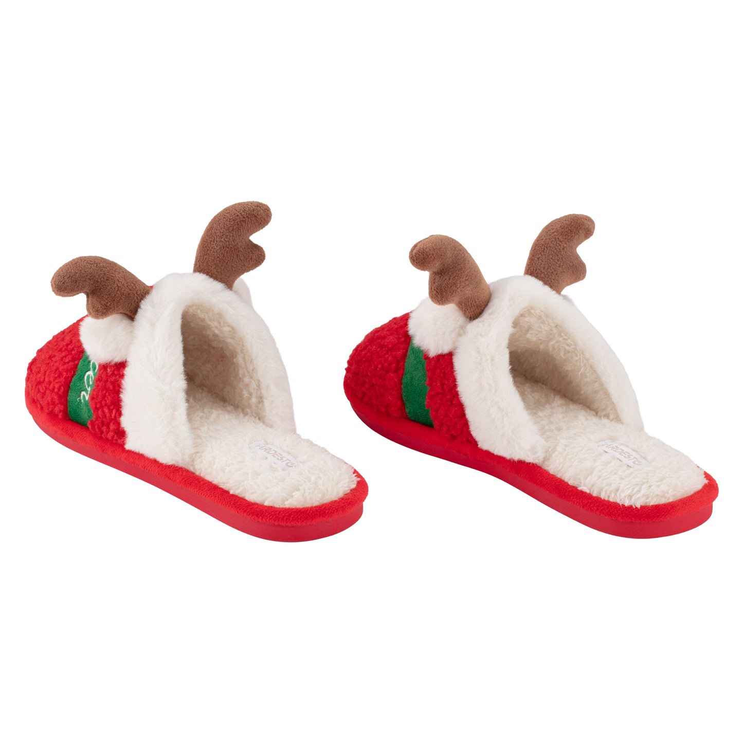 Ardesto Home shoes Christmas 36/37 size, 100% polyester, sole 100% rubber, red