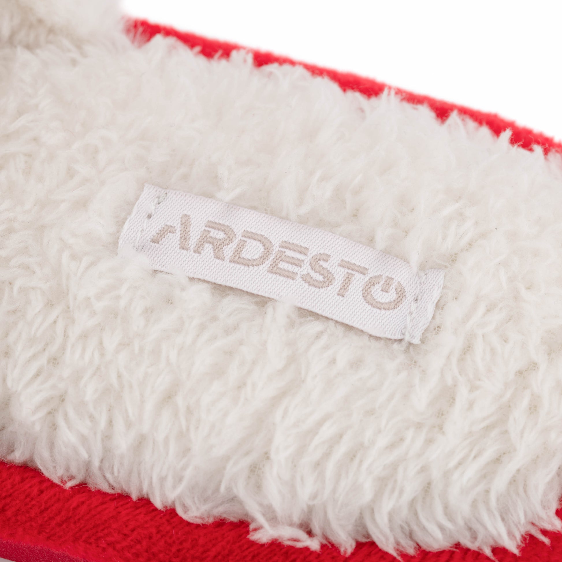 Ardesto Home shoes Christmas 36/37 size, 100% polyester, sole 100% rubber, red