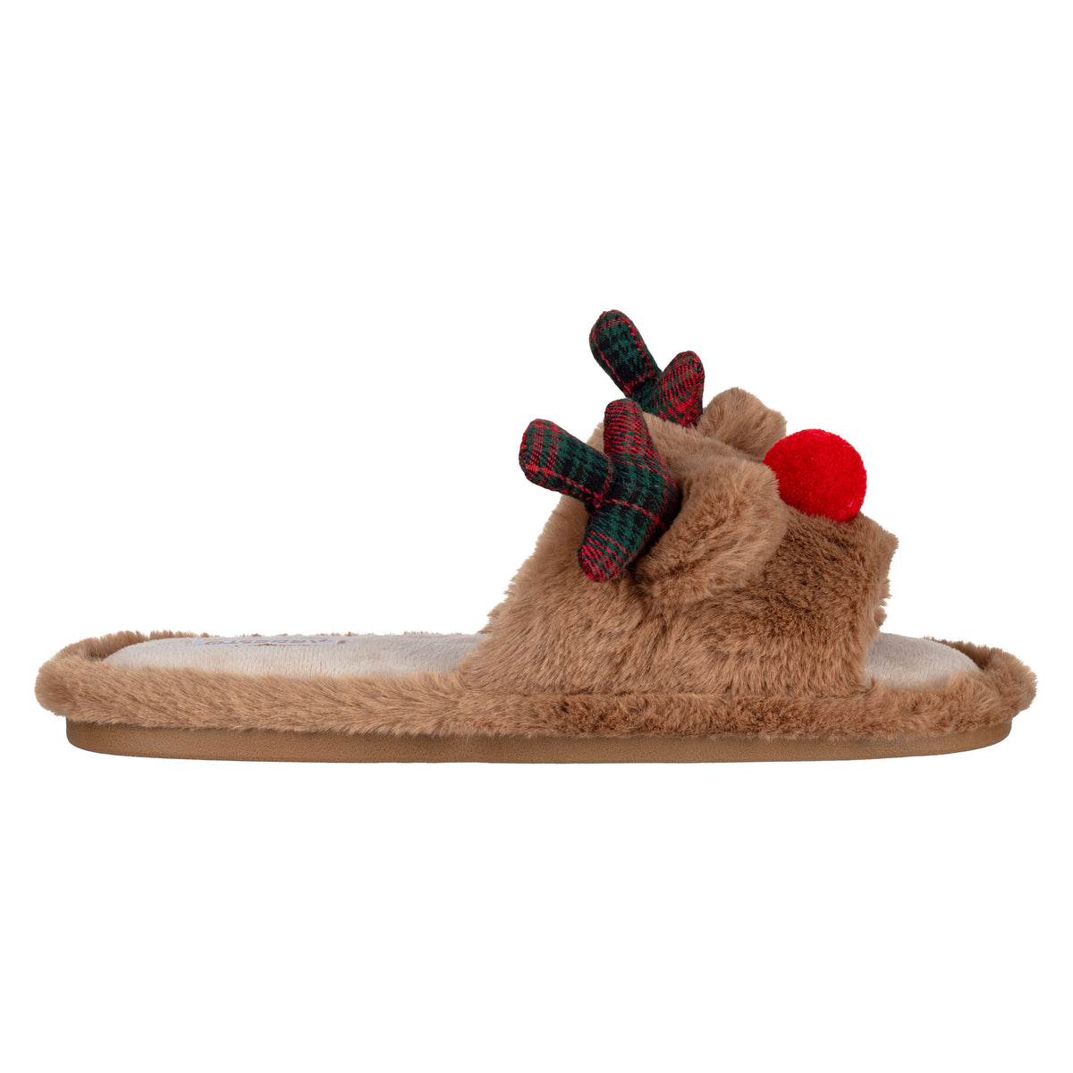 Ardesto Home shoes Christmas 38/39 size, 100% polyester, sole 100% rubber, brown