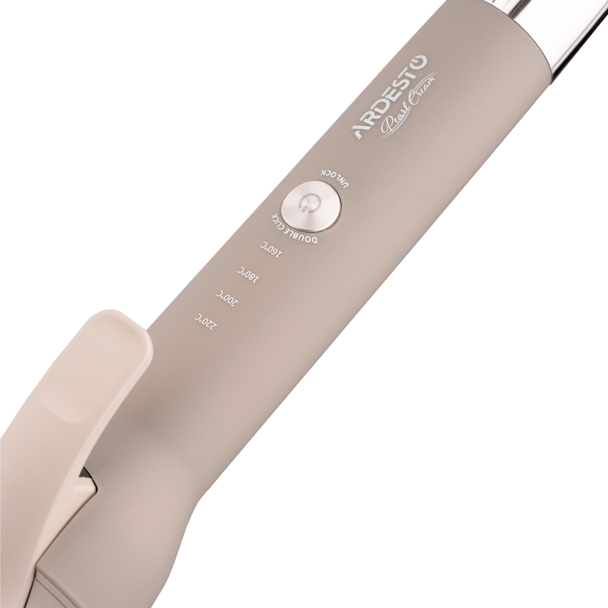 Ardesto Curling iron Pearl Cream HC-Y700PERL, 48W, >200С, display, ceramics, beige