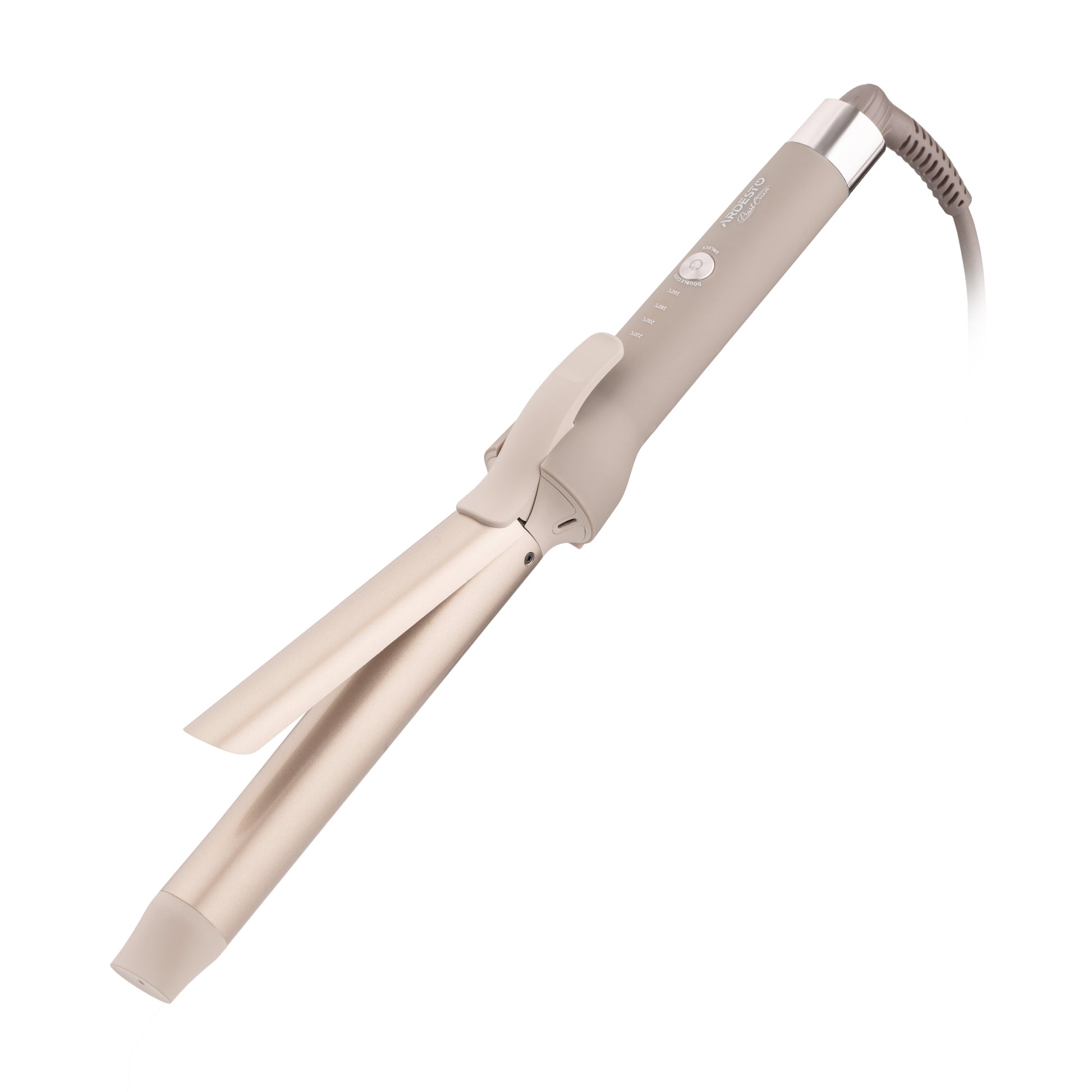 Ardesto Curling iron Pearl Cream HC-Y700PERL, 48W, >200С, display, ceramics, beige