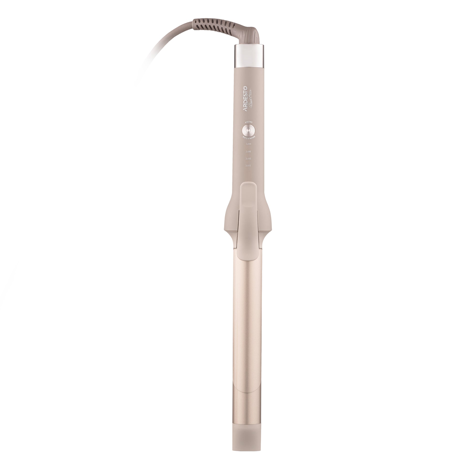 Ardesto Curling iron Pearl Cream HC-Y700PERL, 48W, >200С, display, ceramics, beige