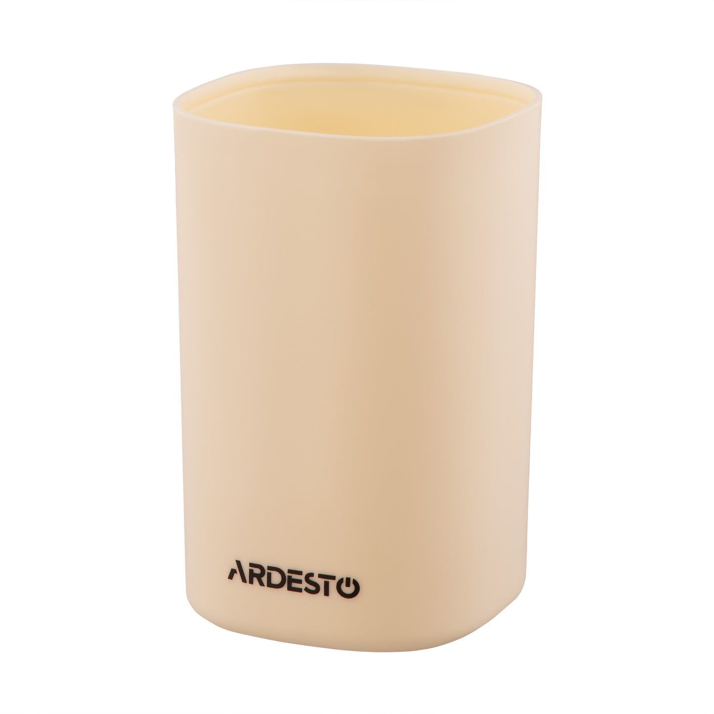 ARDESTO Bathroom set Vigor 380ml, 3 items, polypropylene, beige 767637180474