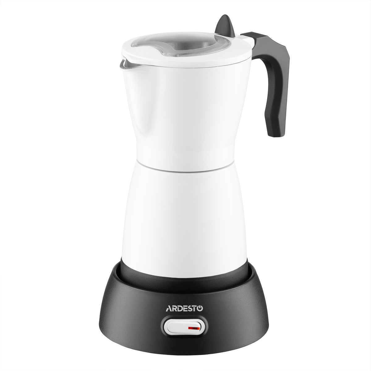Ardesto coffee maker Electric moka pot.  0.3l, ground, white