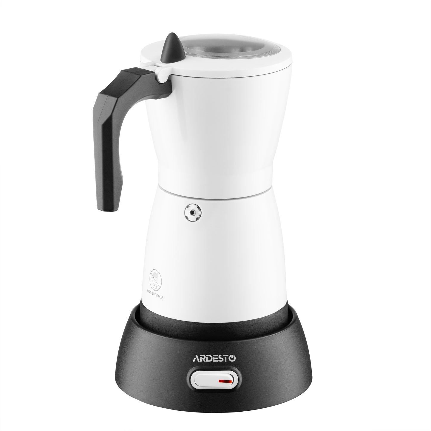 Ardesto coffee maker Electric moka pot.  0.3l, ground, white