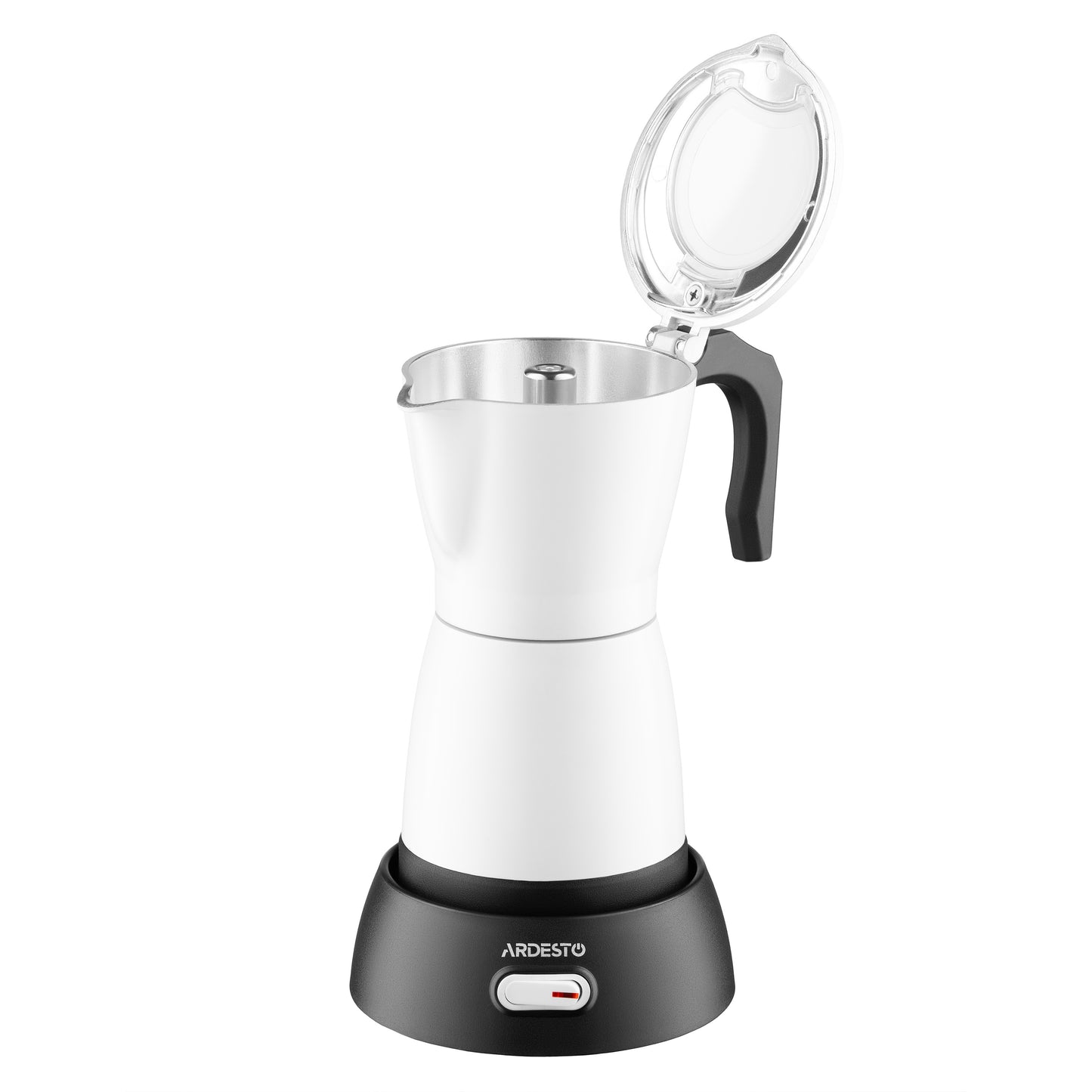 Ardesto coffee maker Electric moka pot.  0.3l, ground, white