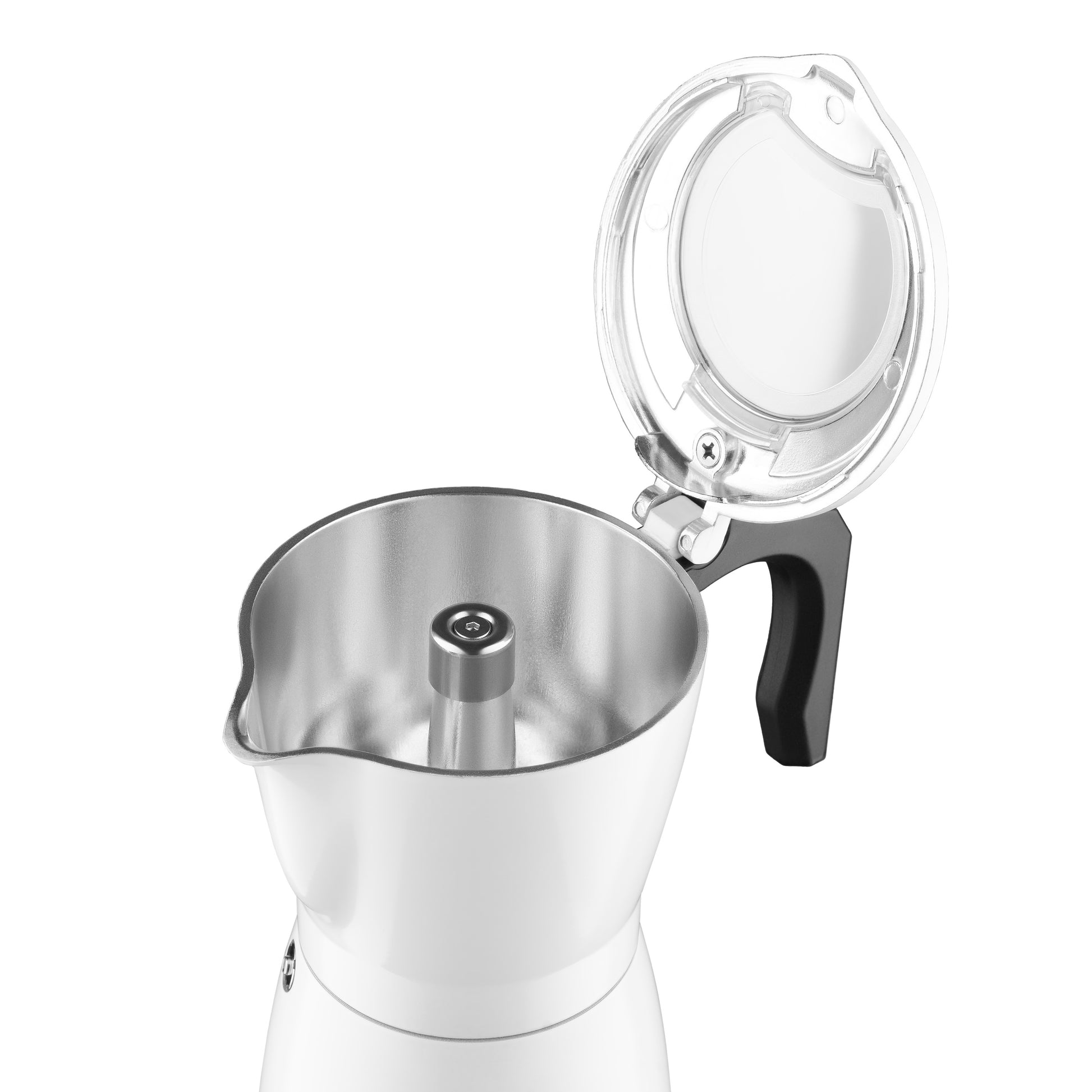 Ardesto coffee maker Electric moka pot.  0.3l, ground, white