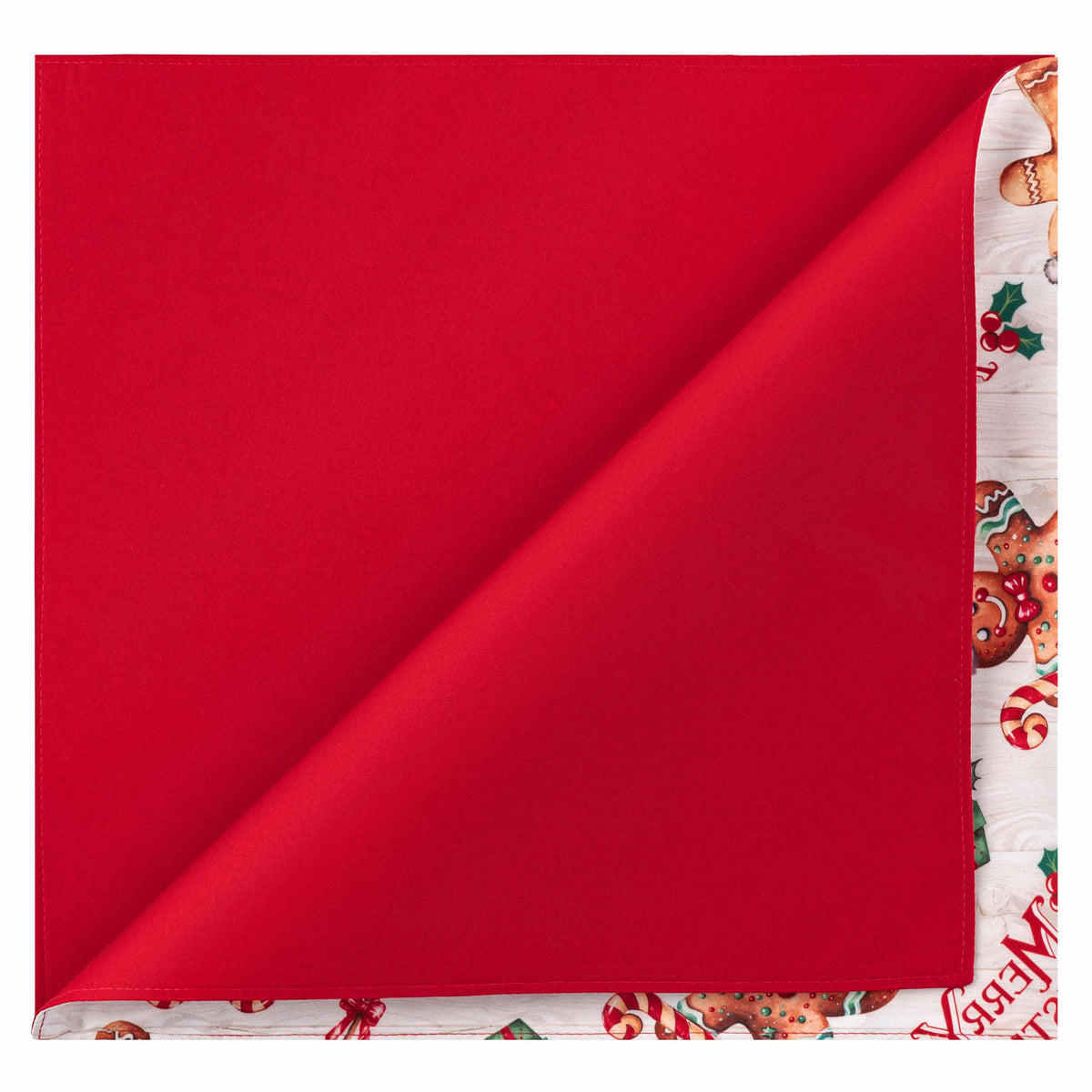 Ardesto Runner Christmas Gingerbread 33х137cm, 100% polyester, red