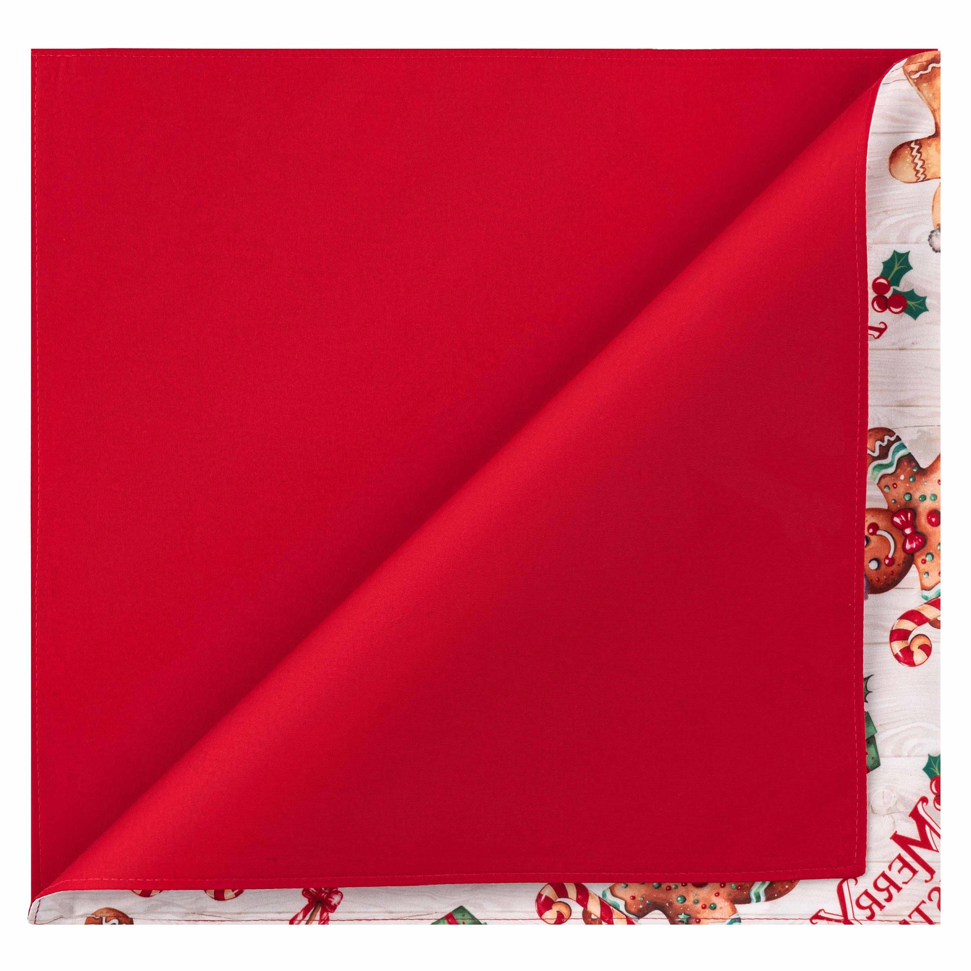 Ardesto Runner Christmas Gingerbread 33х137cm, 100% polyester, red
