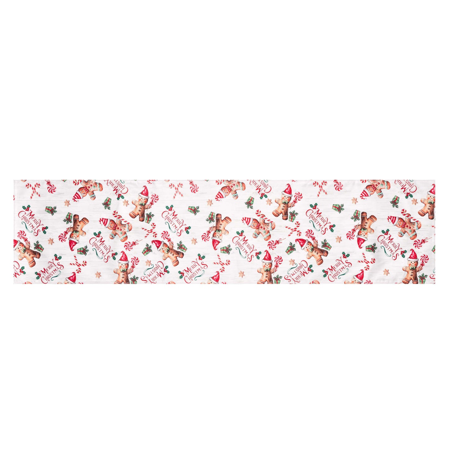 Ardesto Runner Christmas Gingerbread 33х137cm, 100% polyester, red