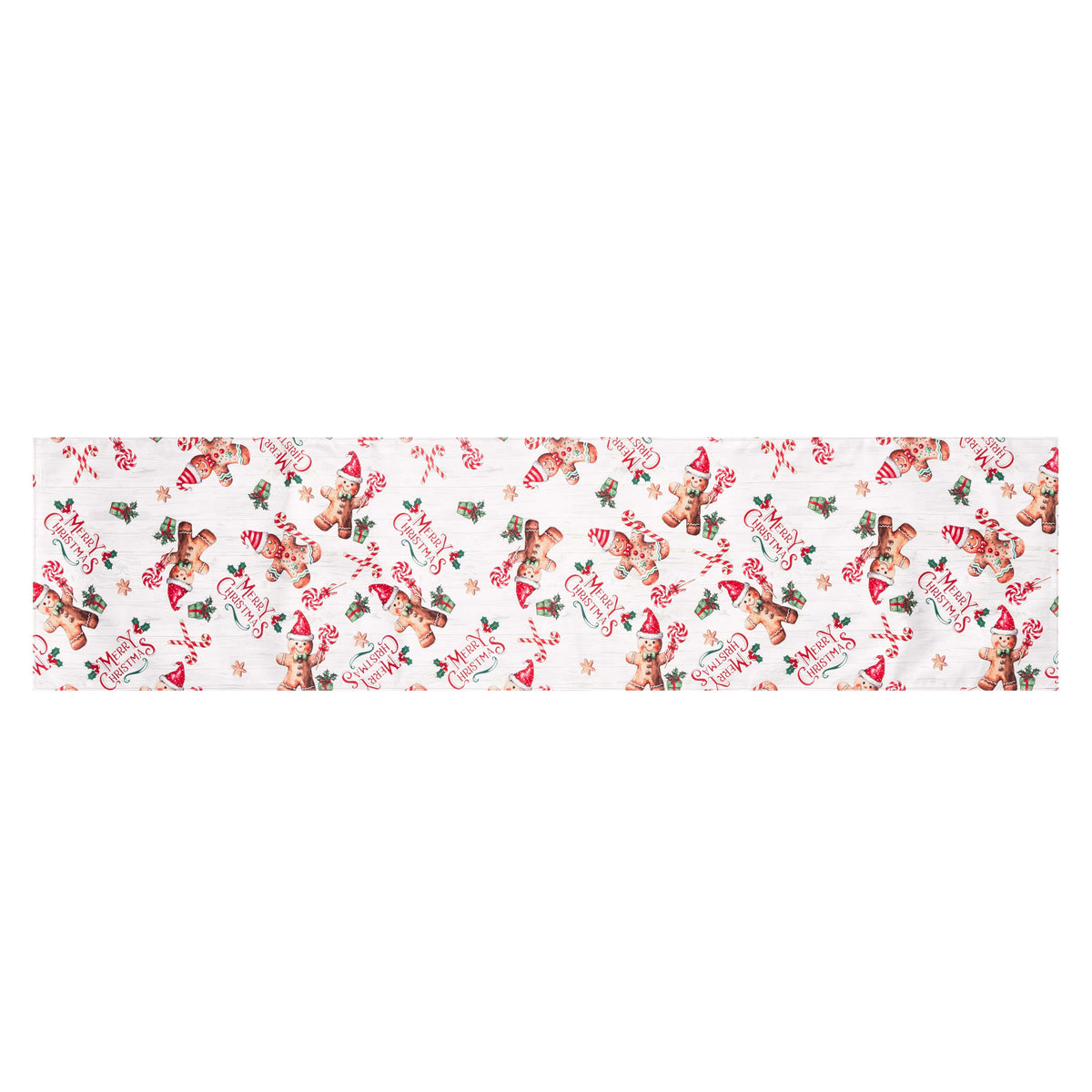 Ardesto Runner Christmas Gingerbread 33х137cm, 100% polyester, red
