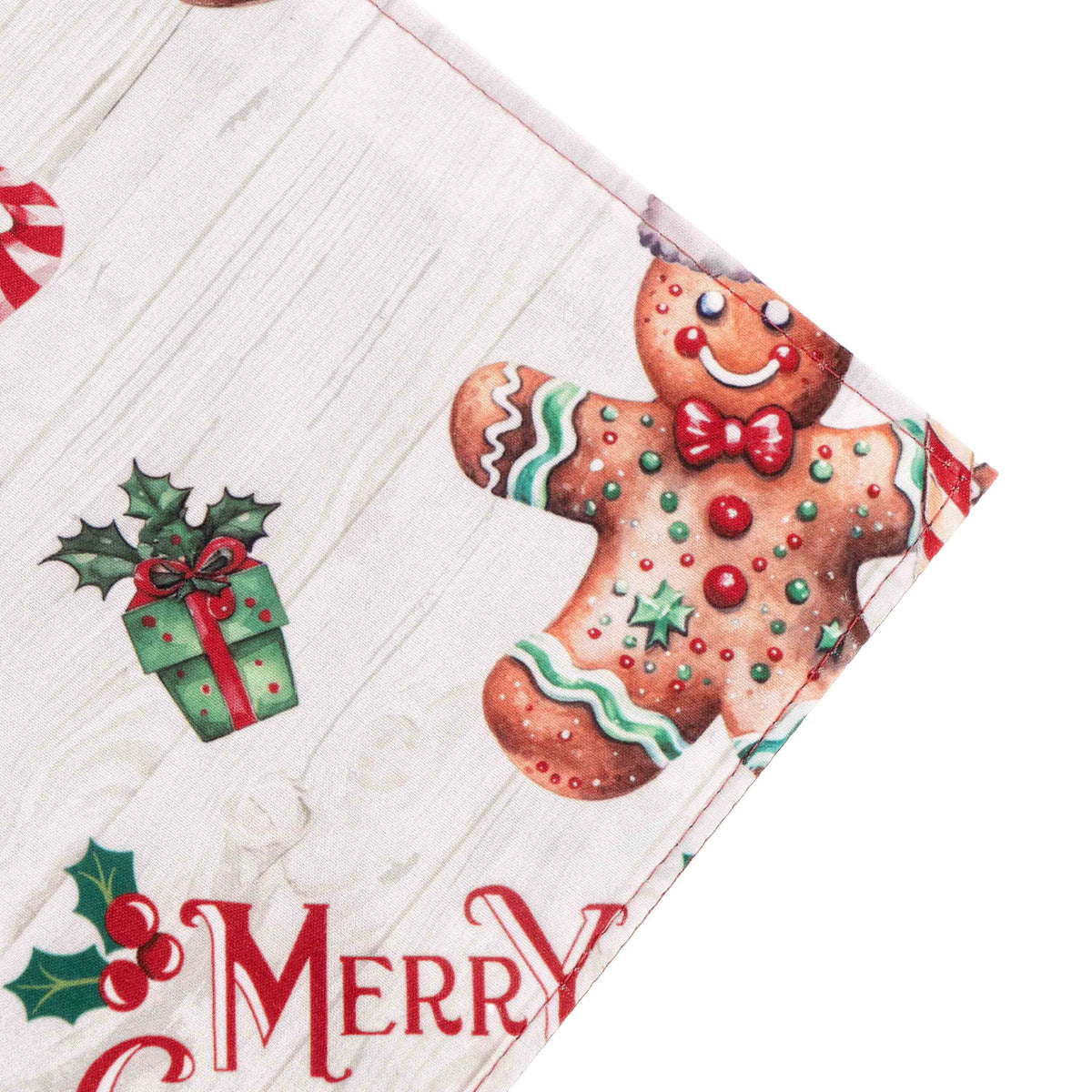 Ardesto Serving napkin Christmas Gingerbread 30х45cm, 100% polyester, red