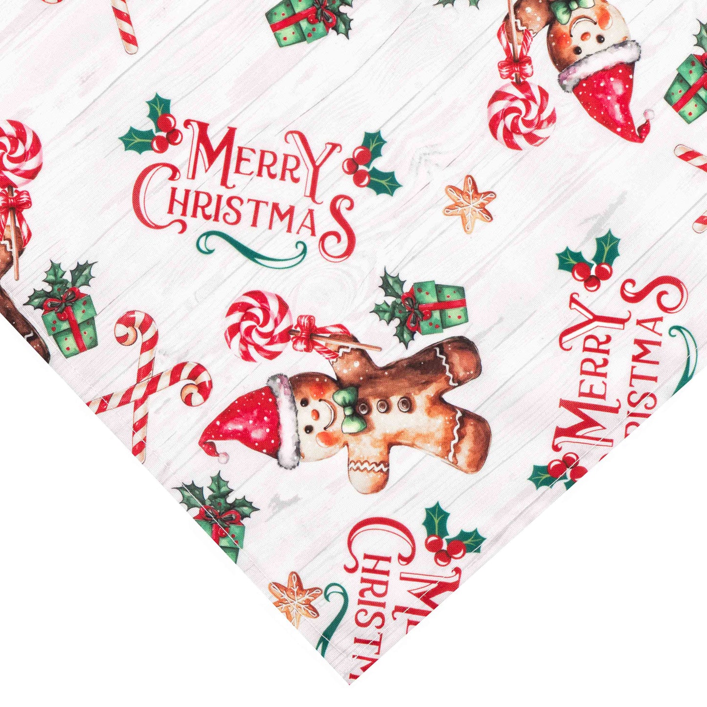 Ardesto Tablecloth Christmas Gingerbread 120х140cm, 100% polyester, red
