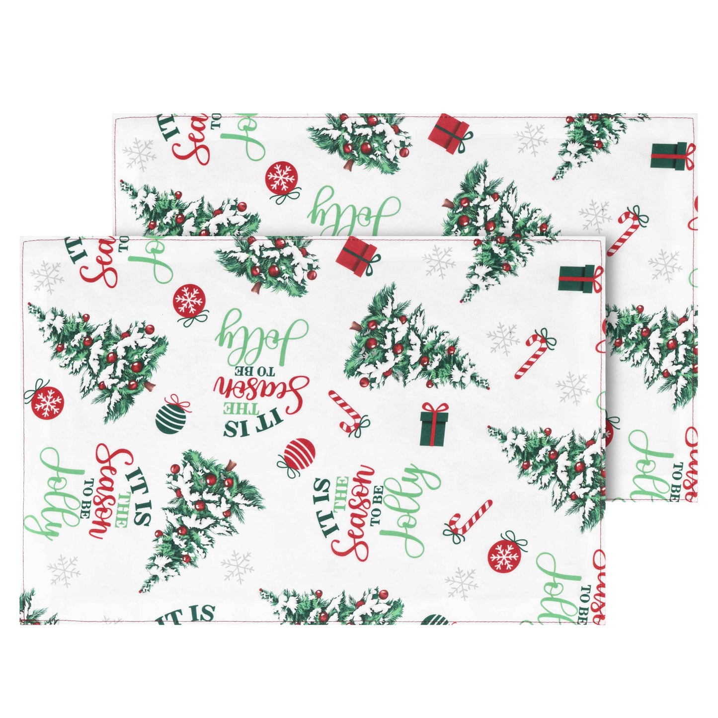 Ardesto Serving napkin set Christmas Tree 30х45cm, 2pcs, 100% polyester, green