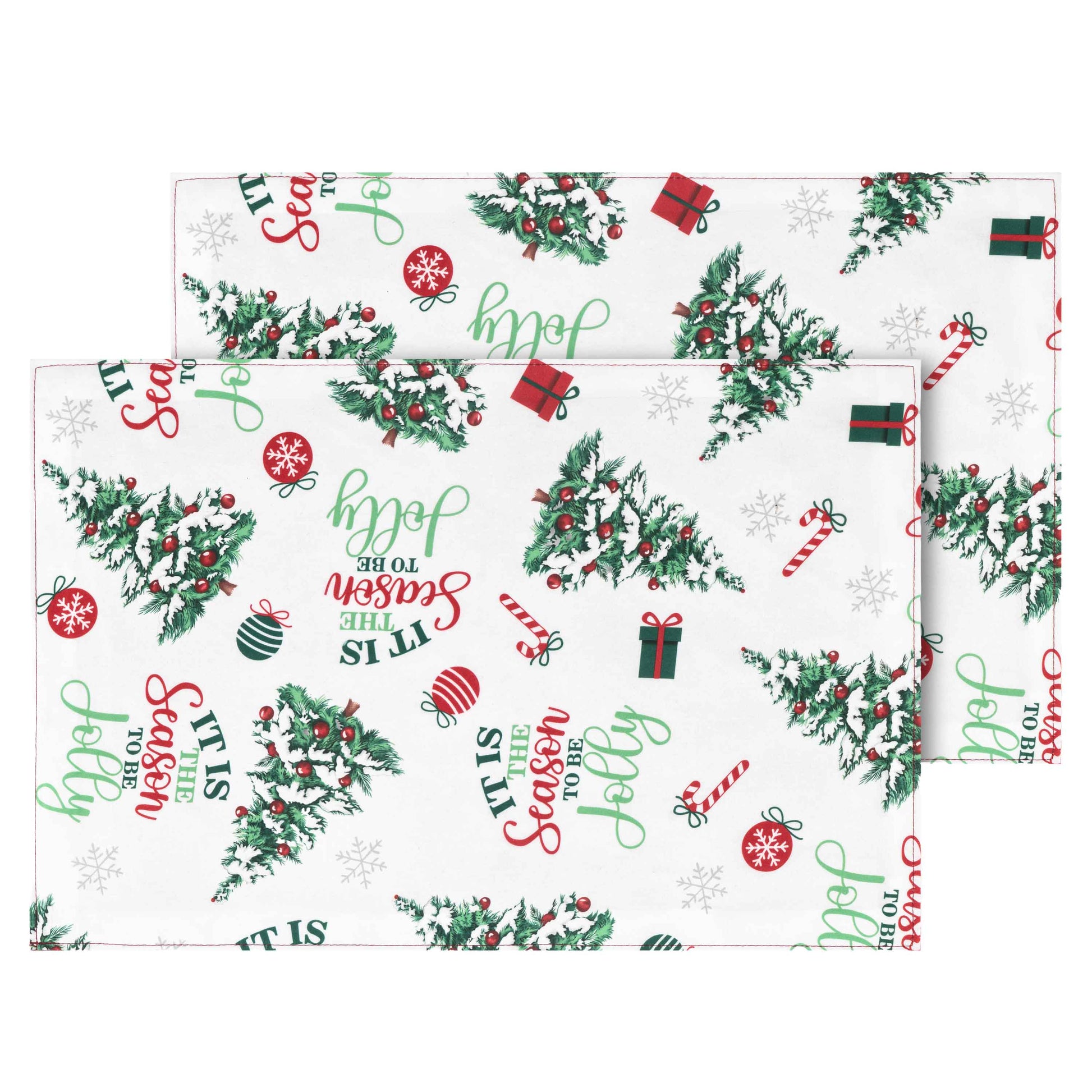 Ardesto Serving napkin set Christmas Tree 30х45cm, 2pcs, 100% polyester, green