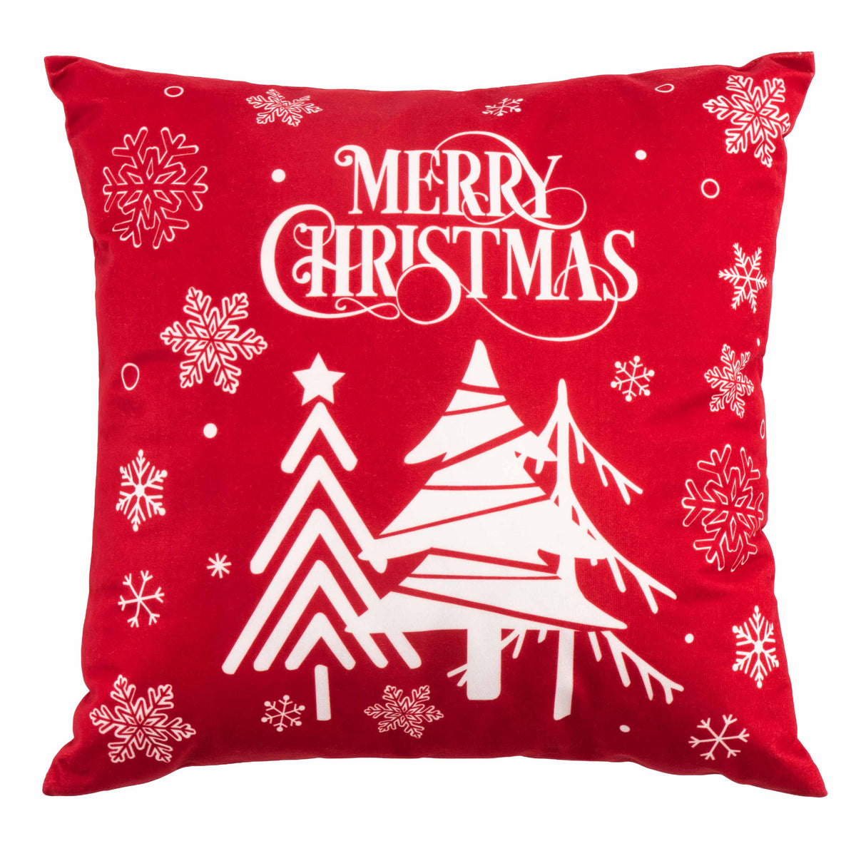 Ardesto Pillow decor. Christmas 45х45cm, 100% polyester, red