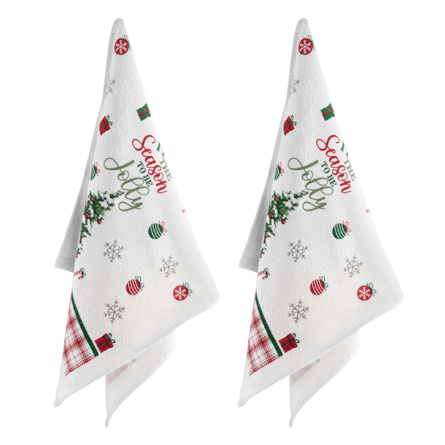 Ardesto Gift set of towels in a box Christmas Tree 38х63cm, 2pcs, 100% cotton, green
