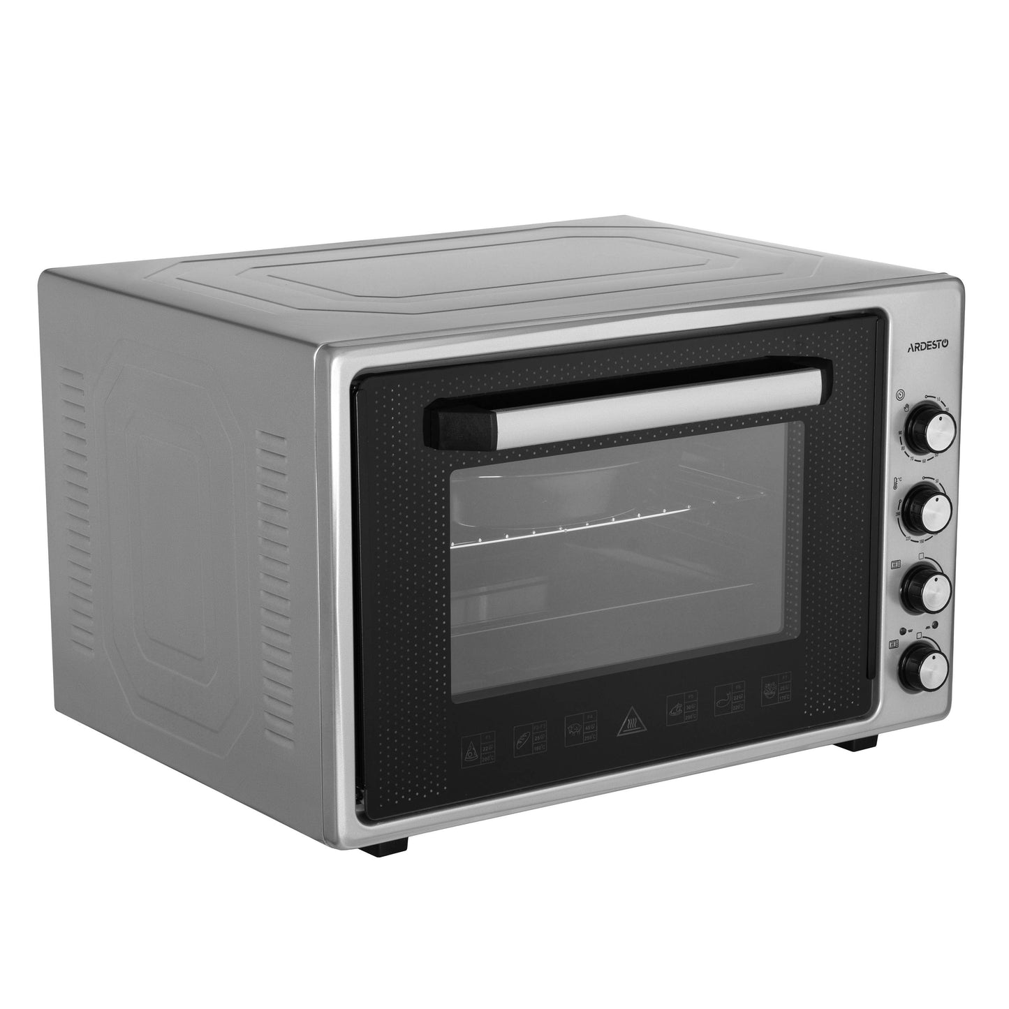 ARDESTO Electric oven ARDESTO, 70L, 2000W, mech., double glass, inox