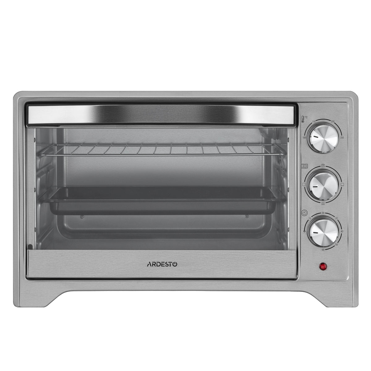 ARDESTO Electric oven, 33L, 1627W, mech., convection, grey