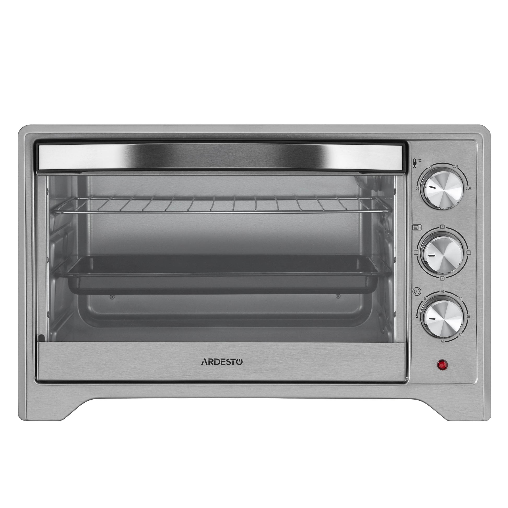ARDESTO Electric oven, 33L, 1627W, mech., convection, grey