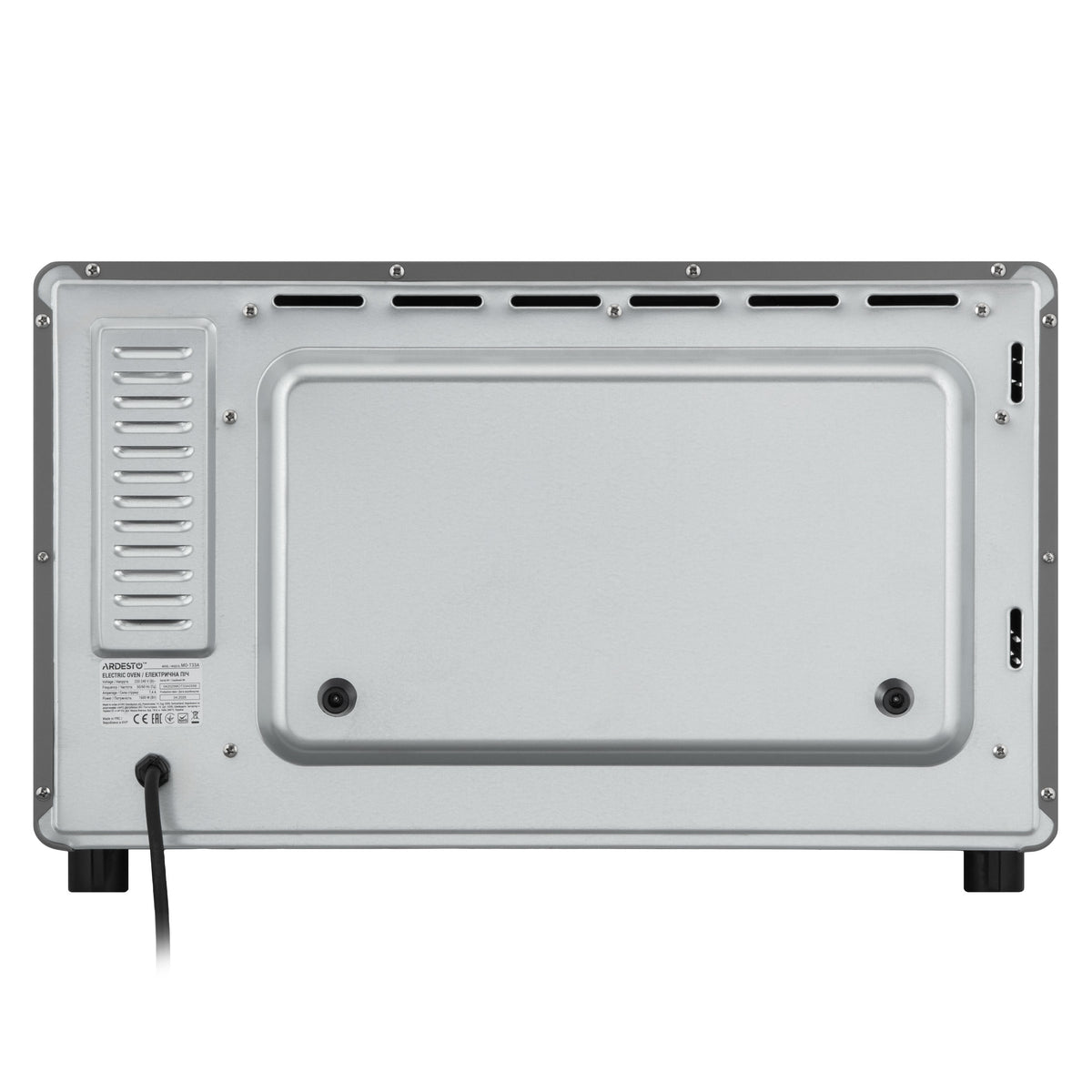 ARDESTO Electric oven, 33L, 1627W, mech., convection, grey