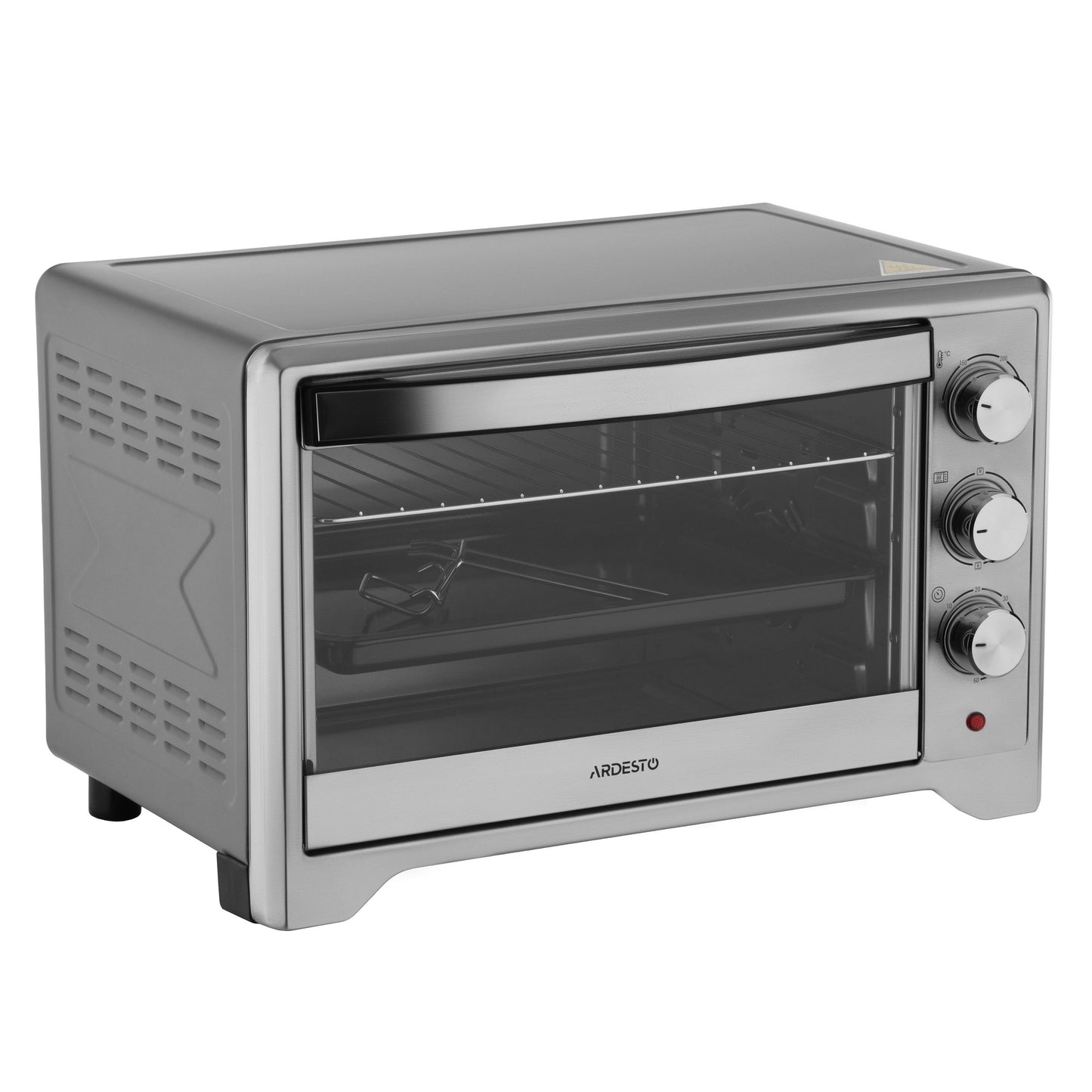 ARDESTO Electric oven, 33L, 1627W, mech., convection, grey