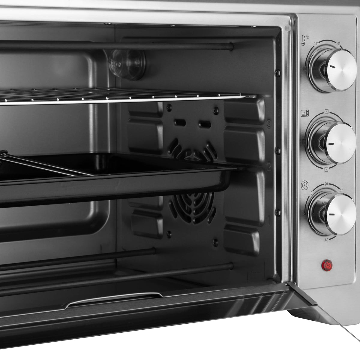 ARDESTO Electric oven, 33L, 1627W, mech., convection, grey