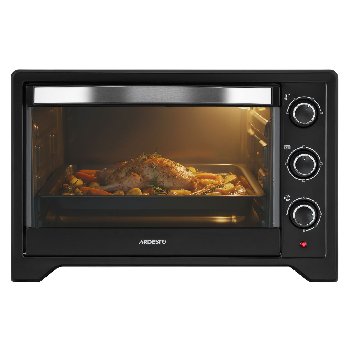 ARDESTO Electric oven, 45L, 2015W, mech., black