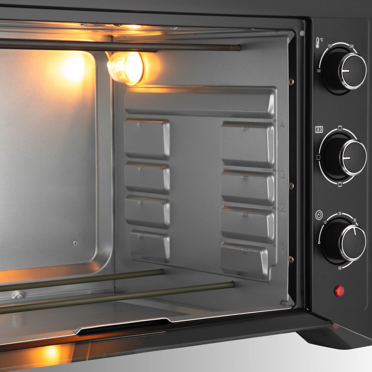 ARDESTO Electric oven, 45L, 2015W, mech., black