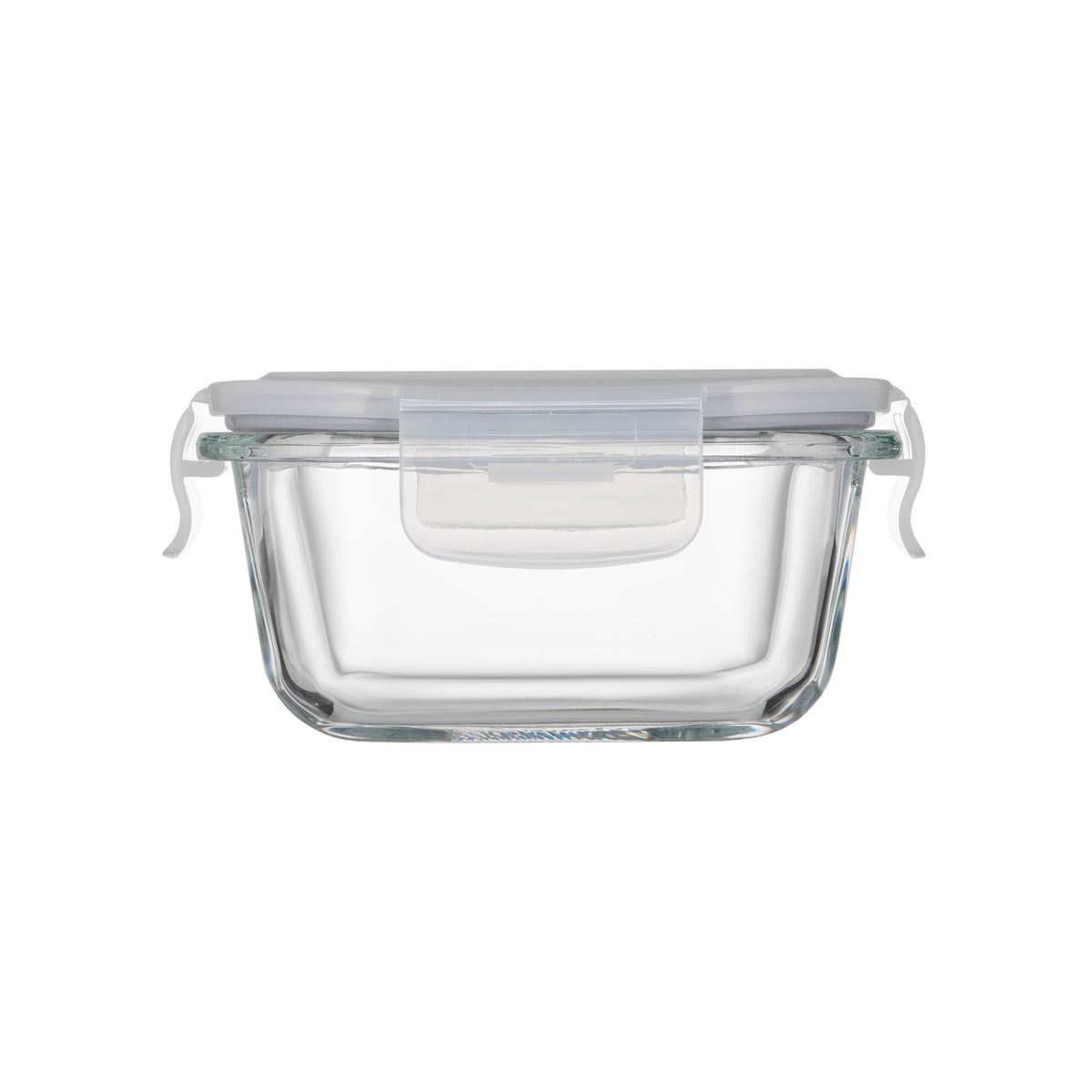 Ardesto Food storage container Gemini 0.31l, borosilicate glass, plastic, square, transparent