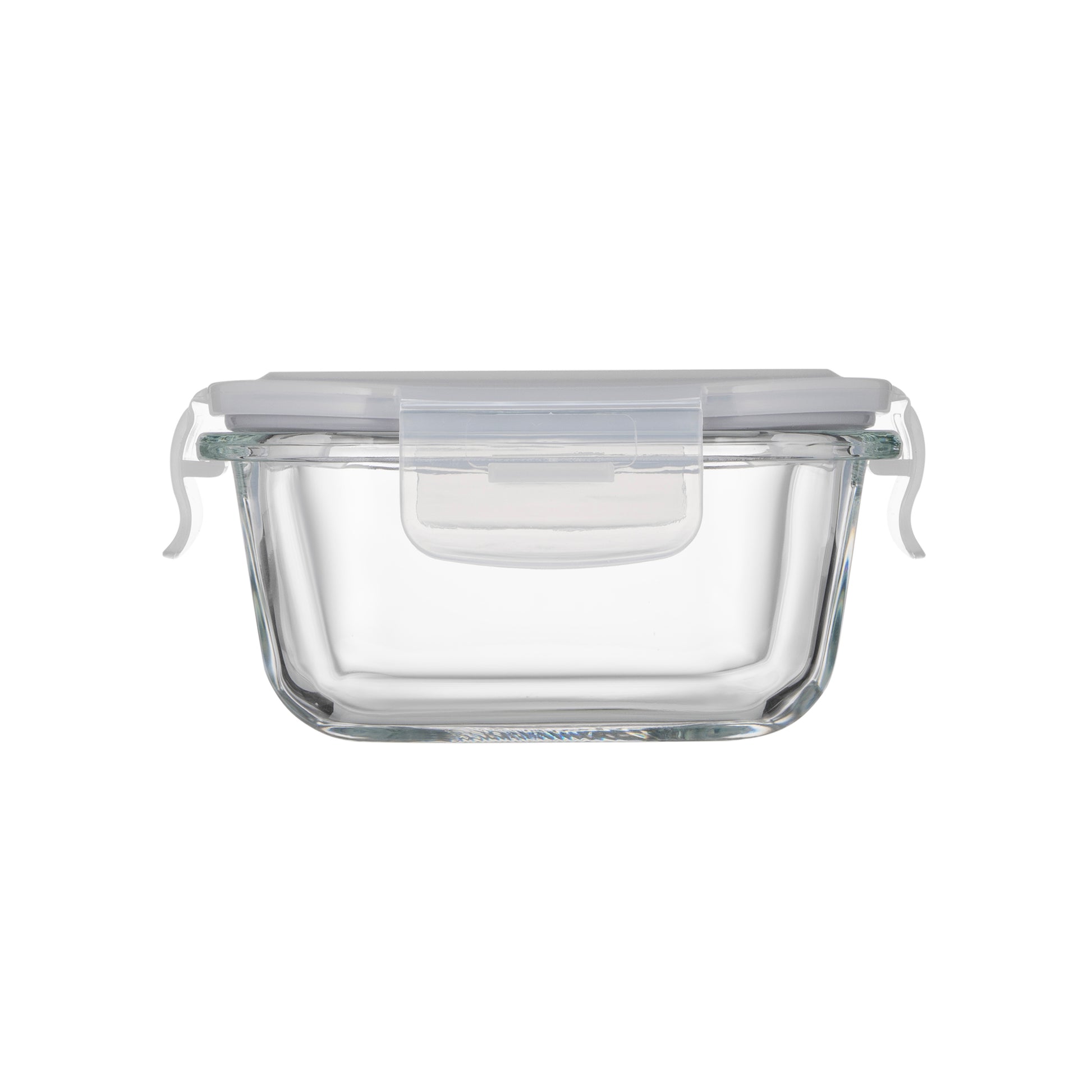 Ardesto Food storage container Gemini 0.31l, borosilicate glass, plastic, square, transparent