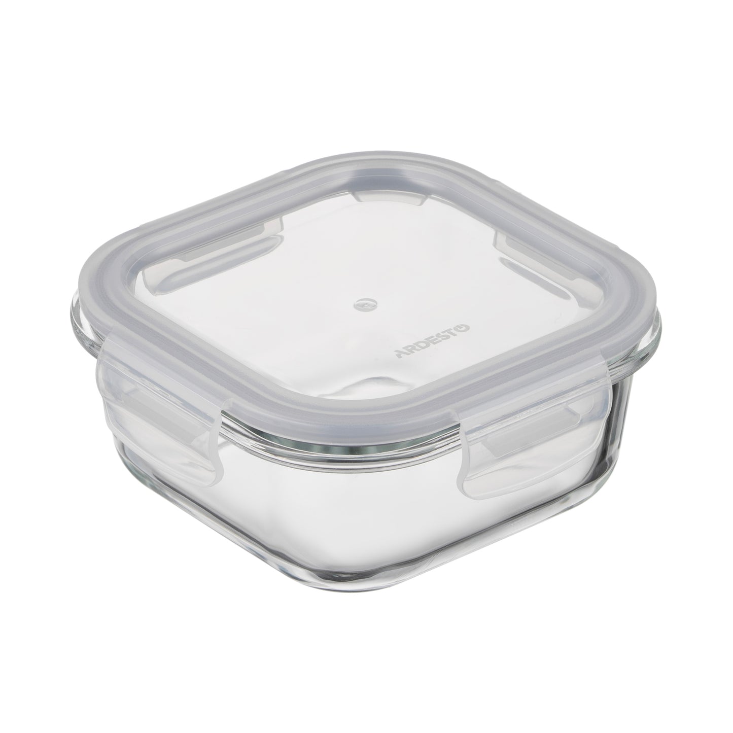 Ardesto Food storage container Gemini 0.5l, borosilicate glass, plastic, square, transparent