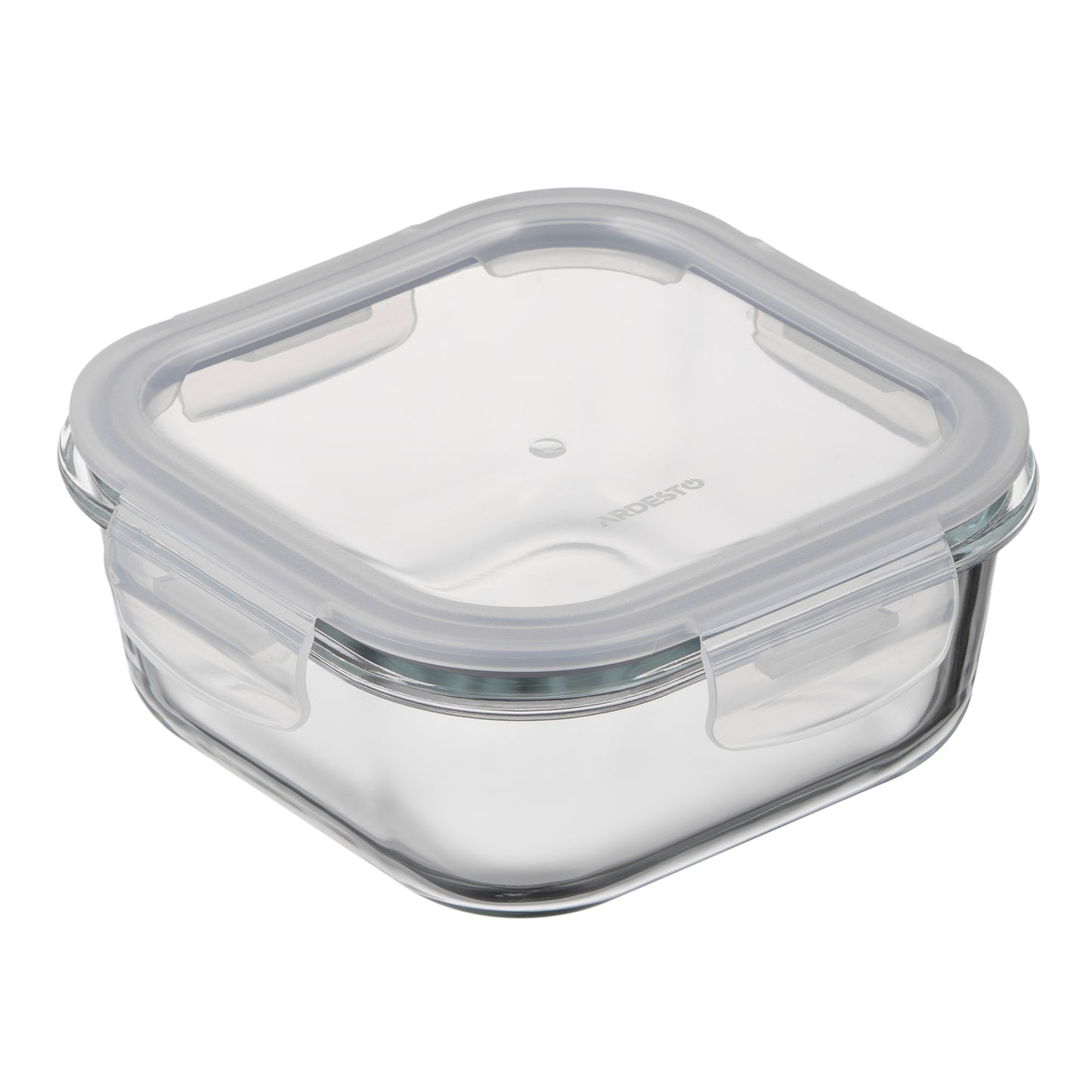Ardesto Food storage container Gemini 0.8l, borosilicate glass, plastic, square, transparent