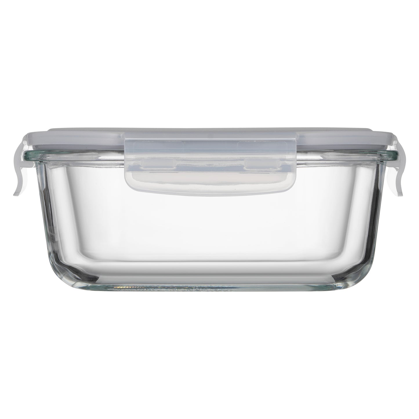 Ardesto Food storage container Gemini 1.23l, borosilicate glass, plastic, square, transparent