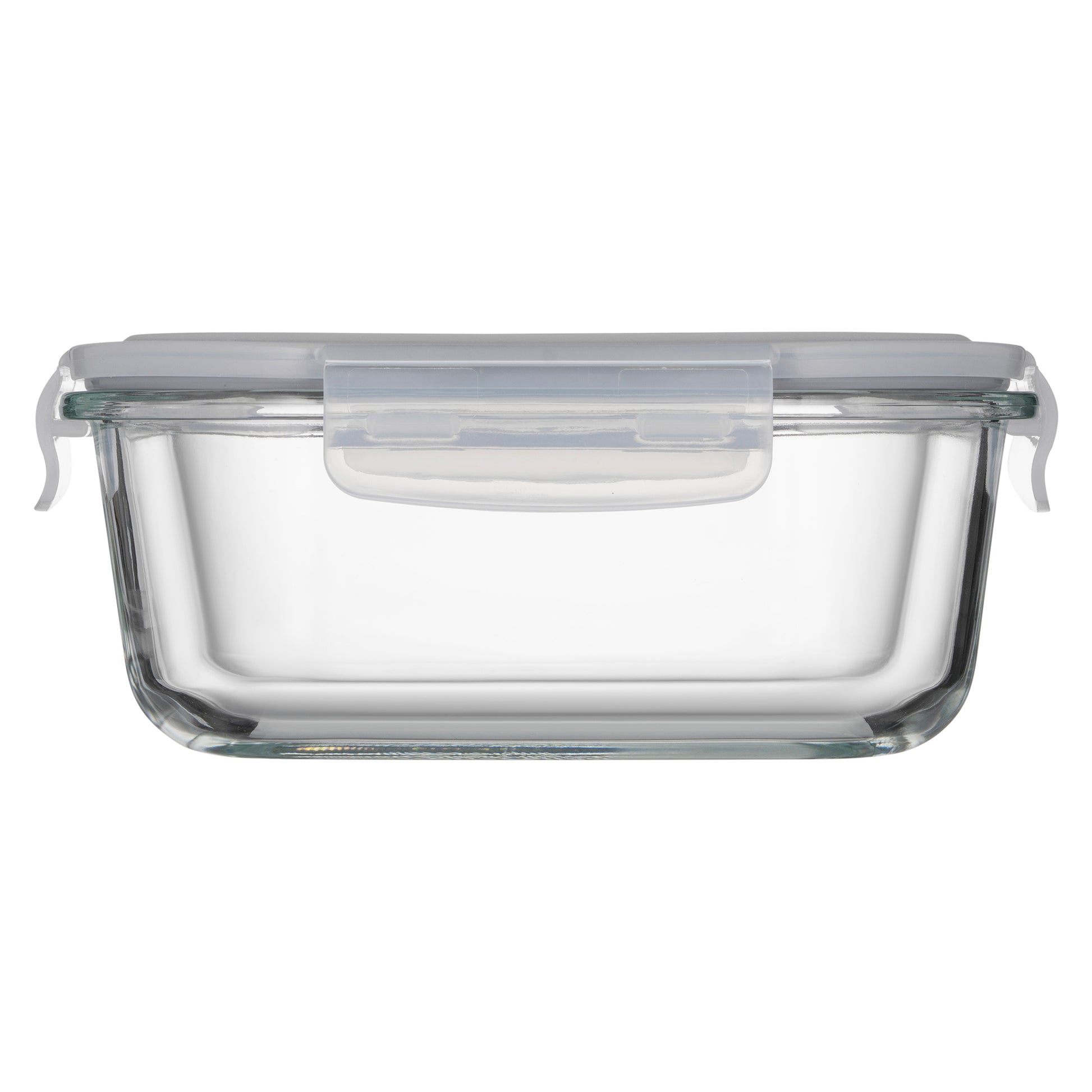 Ardesto Food storage container Gemini 1.23l, borosilicate glass, plastic, square, transparent