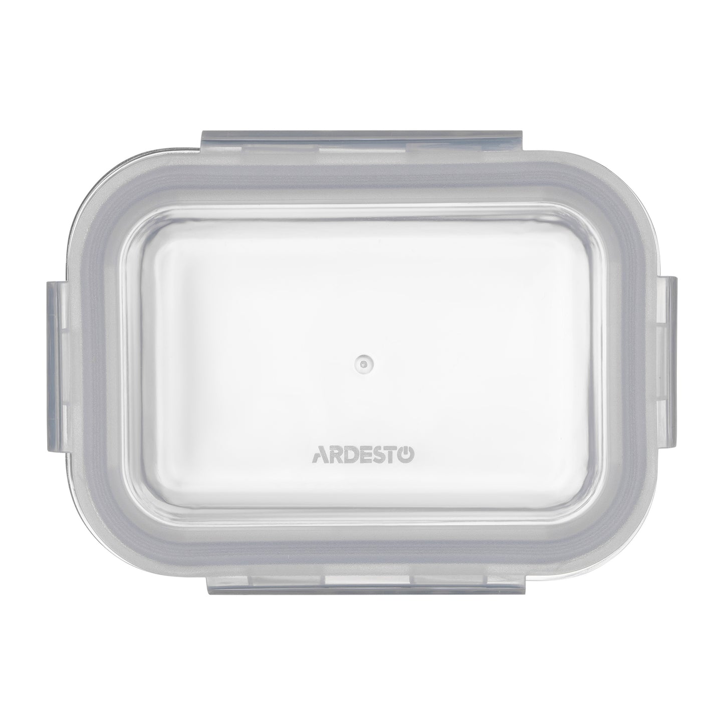Ardesto Food storage container Gemini 0.38l, borosilicate glass, plastic, rectangular, transparent