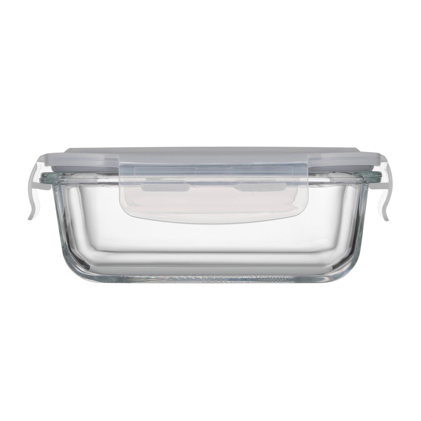 Ardesto Food storage container Gemini 0.38l, borosilicate glass, plastic, rectangular, transparent