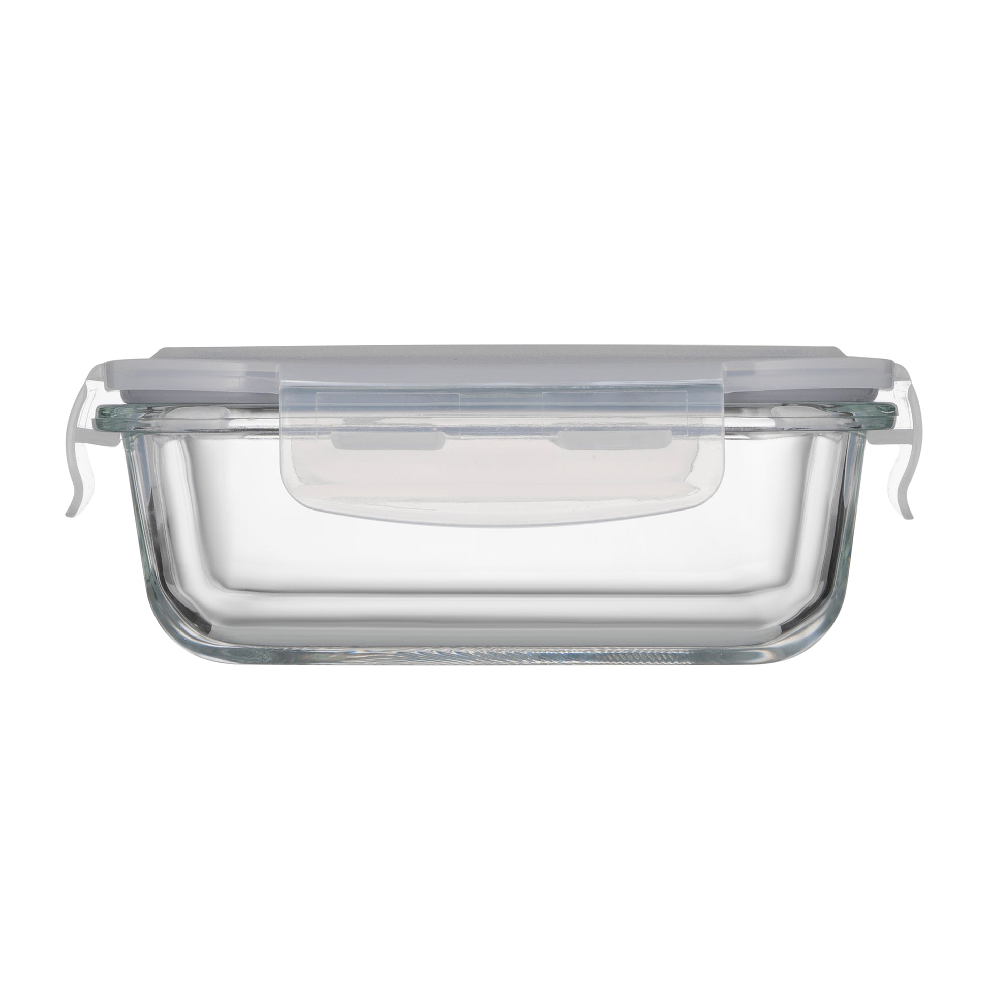 Ardesto Food storage container Gemini 0.38l, borosilicate glass, plastic, rectangular, transparent