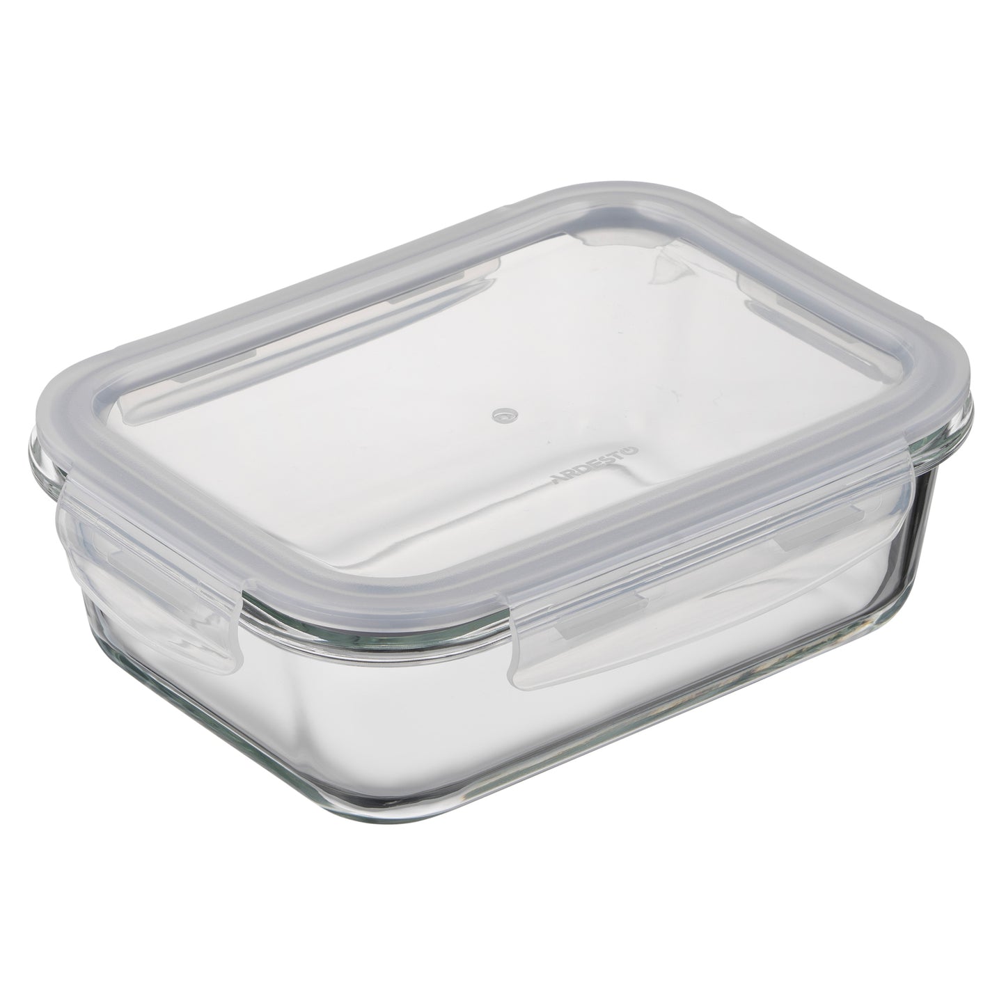 Ardesto Food storage container Gemini 1.06l, borosilicate glass, plastic, rectangular, transparent
